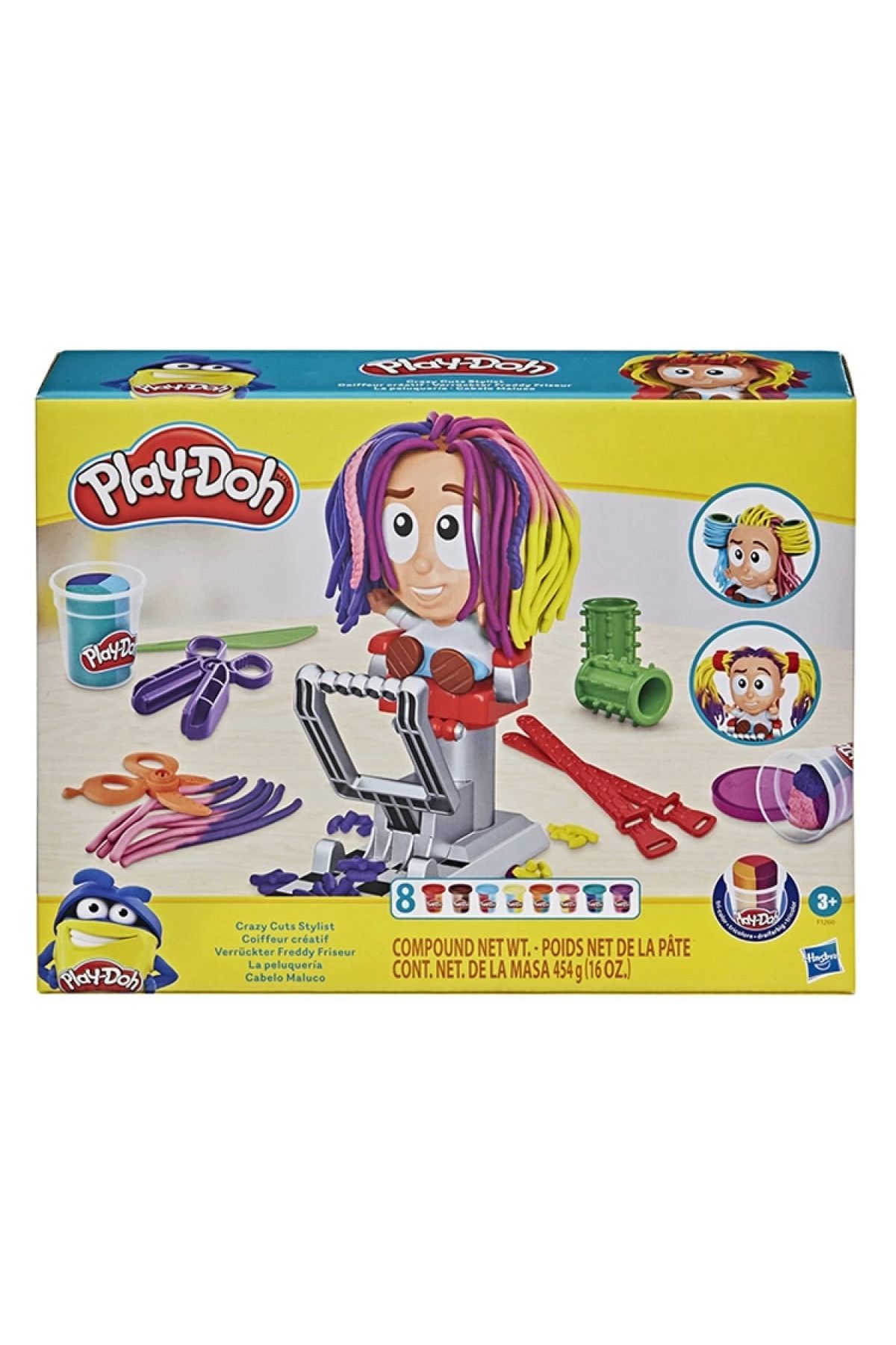 Play Doh HASBRO PLAYDOH F1260 ÇILGIN KUAFÖR