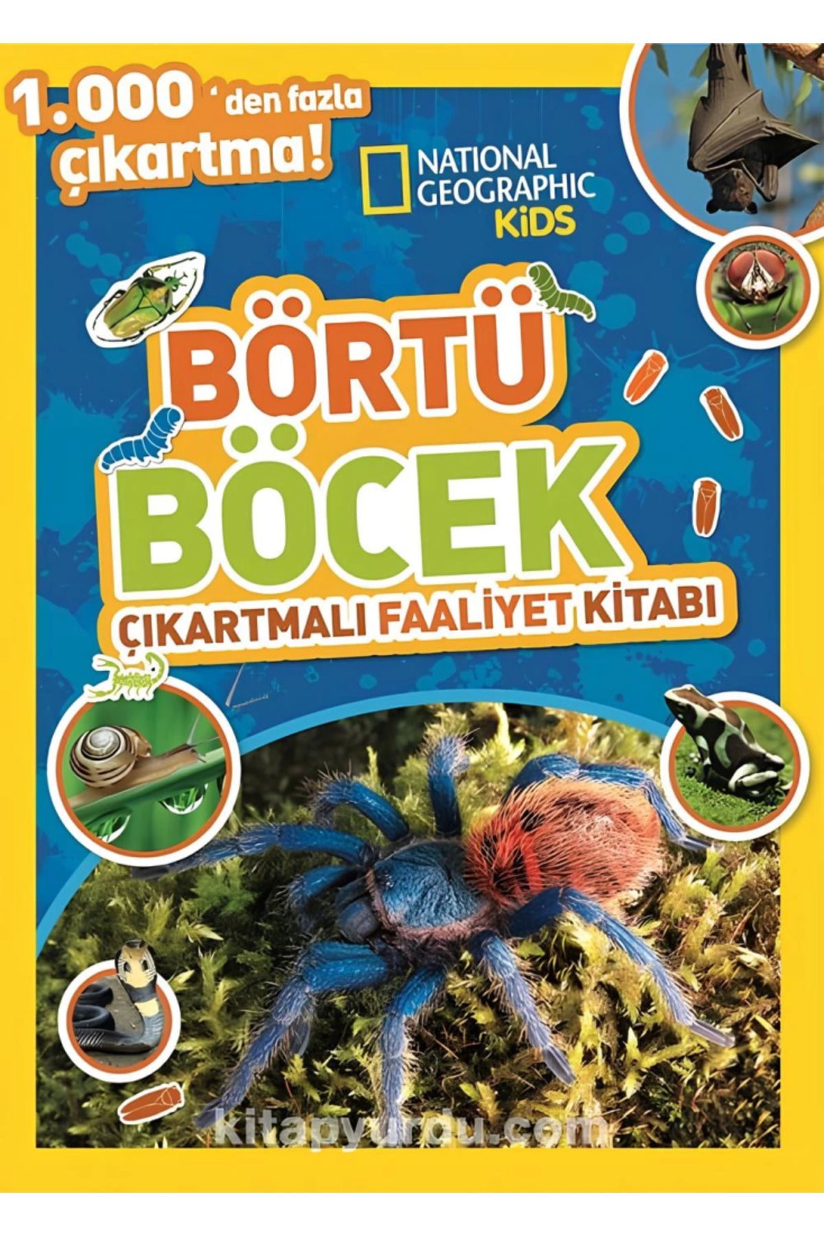 gcaksesuar Nessiworld  Kids Börtü Böcek Çıkartmali Aktivite Kitabı