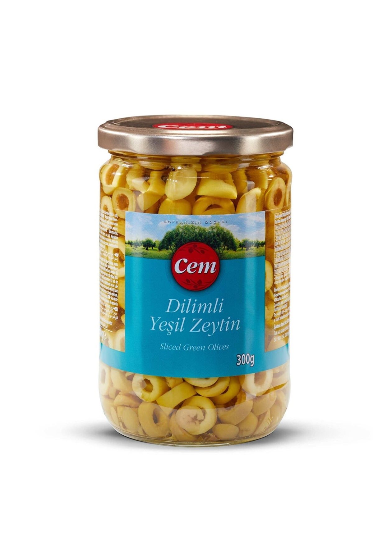 Cem Dilimli Yeşil Zeytin 300 gr Paket (3 ADET)