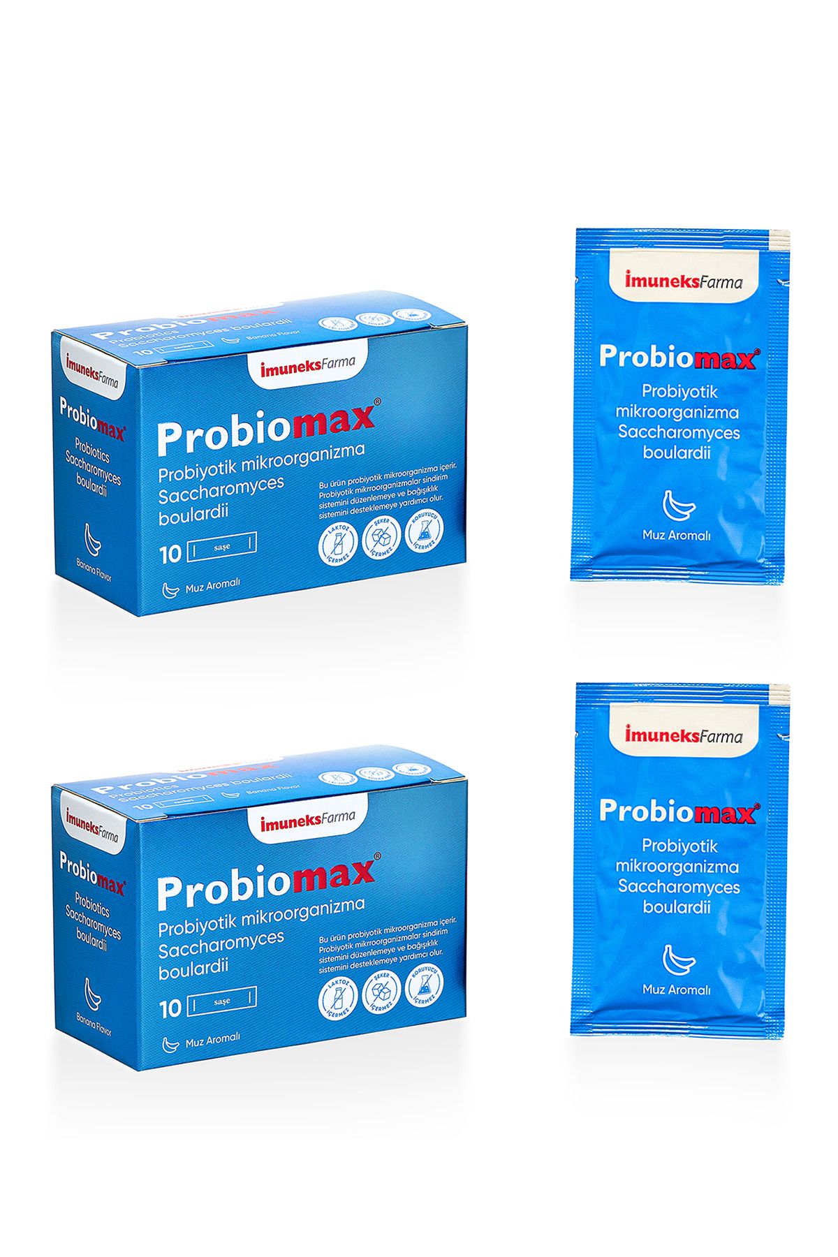 Imuneks Probiomax Probiyotik Mikroorganizma Içeren Saşe Takviye Edici Gıda 10 Saşe X 2 Adet