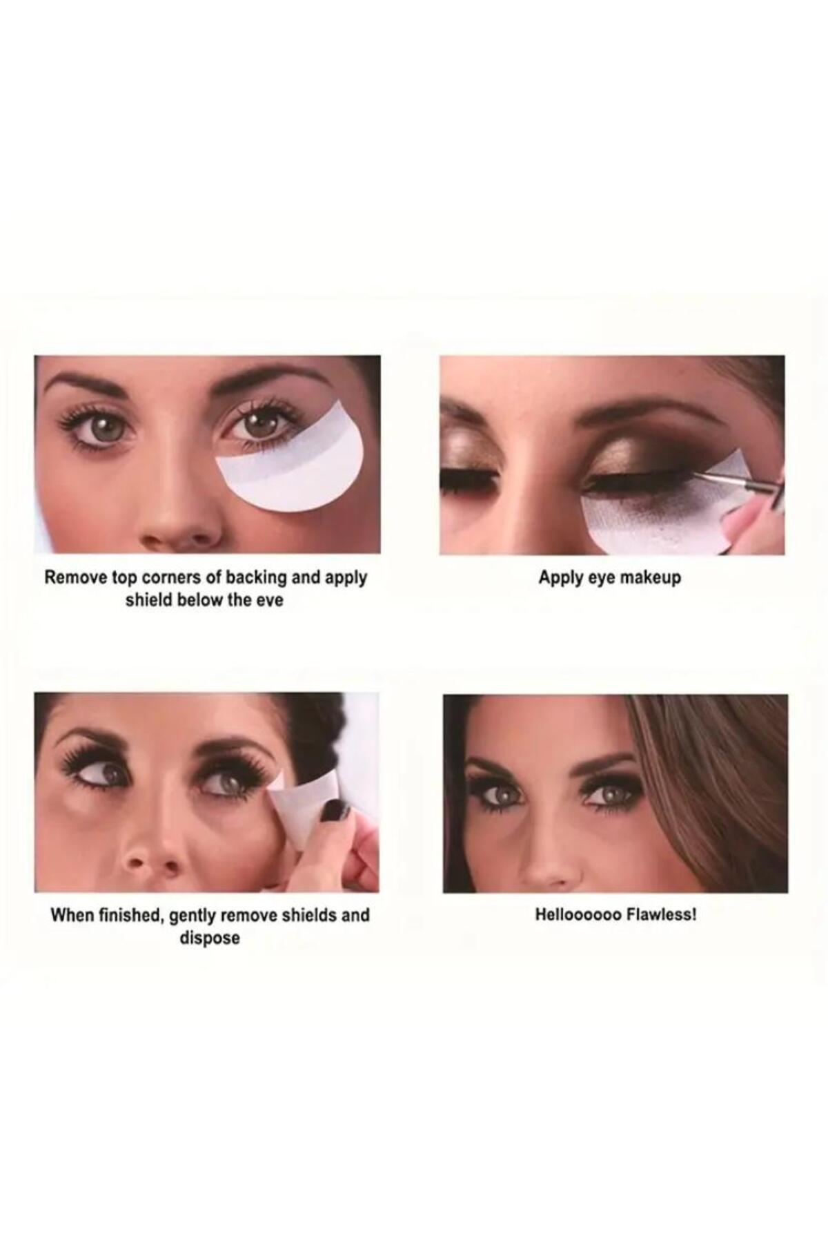 miatamer-10Pcs Pad for Application of Eye Makeup, Hypoallergenic Disposable Eye Shadow Protector 2