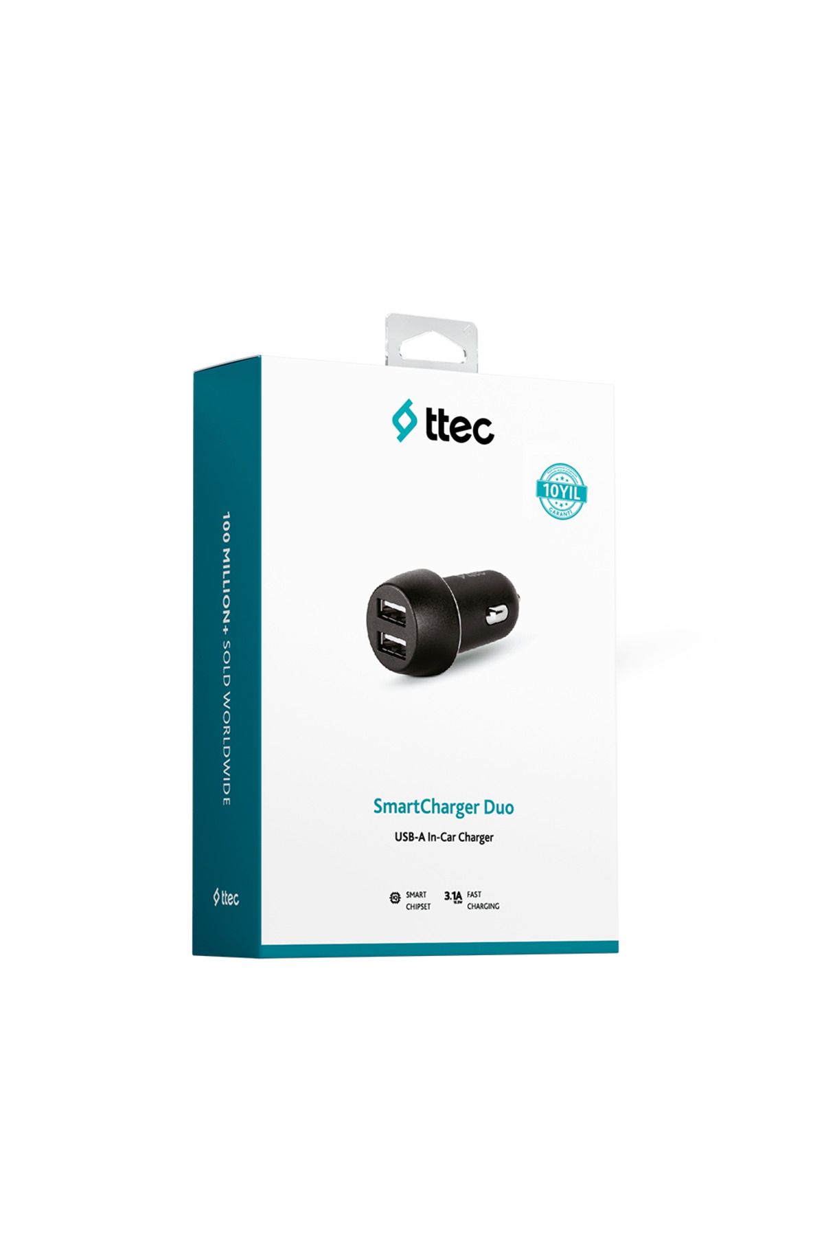 Ttech SmartCharger Duo USB-A In-Car Charger