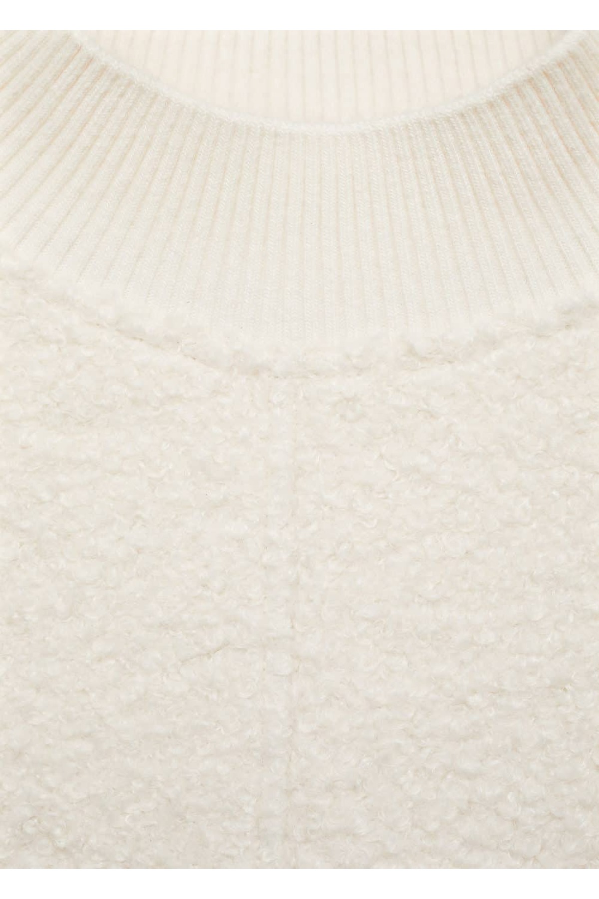 MANGO Woman Perkins yakalı buklet sweatshirt görsel 6