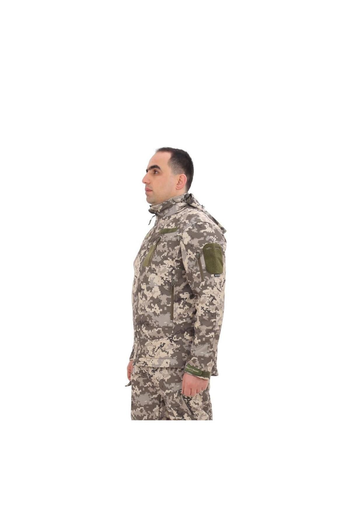SINGLE SWORD-Military Tactical Softshell Jacket (WITH FLEECE INSIDE) 2