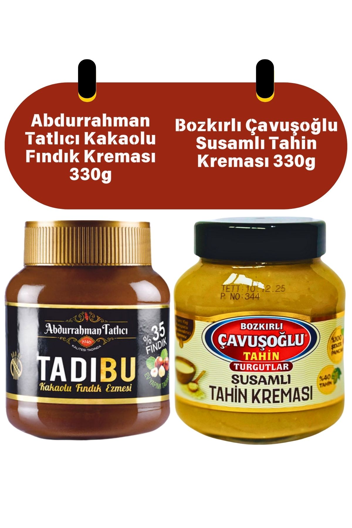 Abdurrahman Tatlıcı Abdurrahman Tatlıcı Tadıbu 330 gr+ Çavuşoğlu Susamlı Tahin Kreması 330 gr