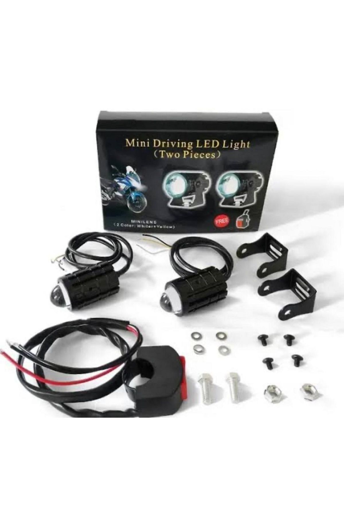 Led Mini Driving Far Light (TWO PİECES)