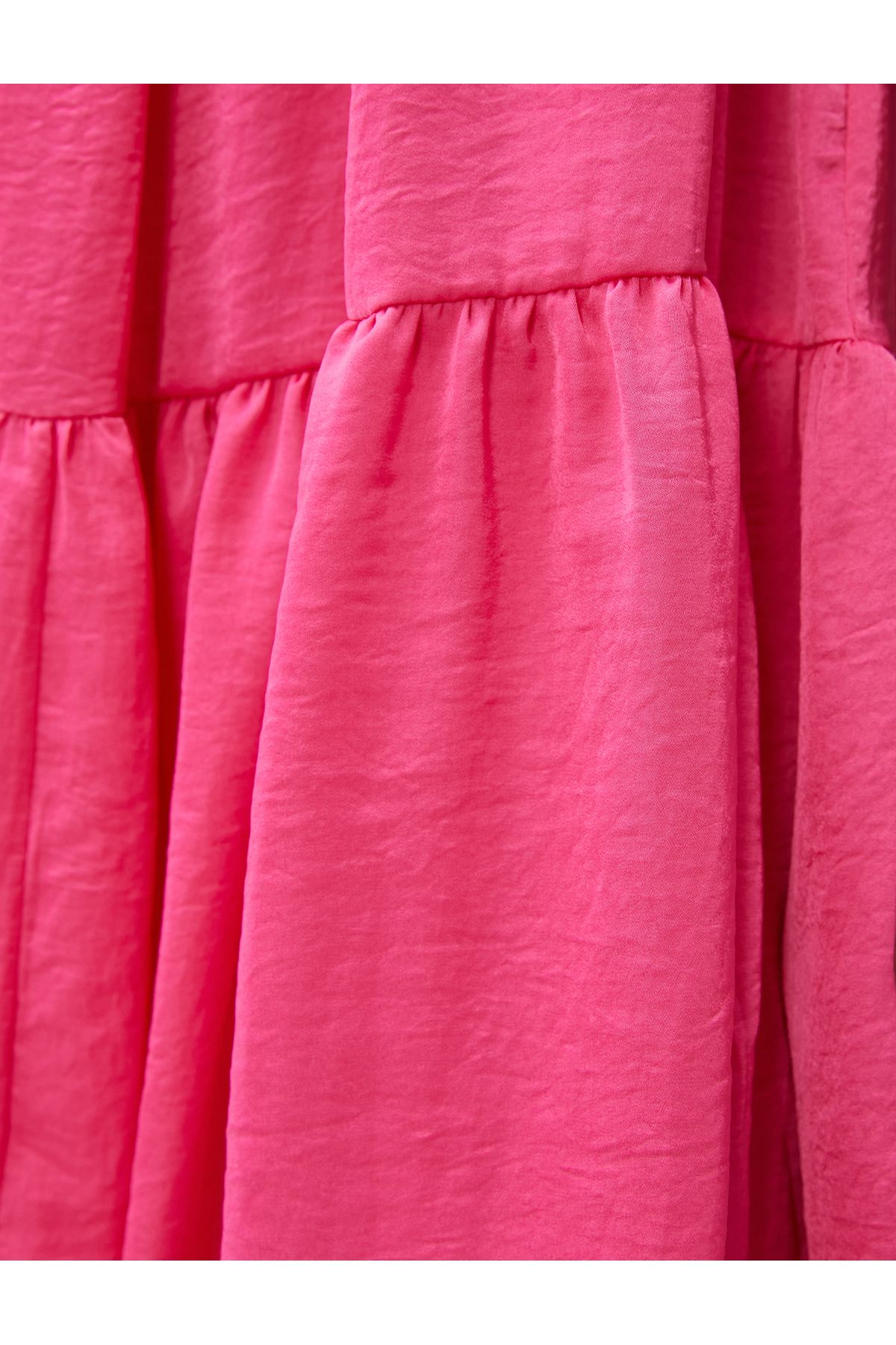 Koton-Minikleid mit Ballonärmeln, kurze Lagen 6