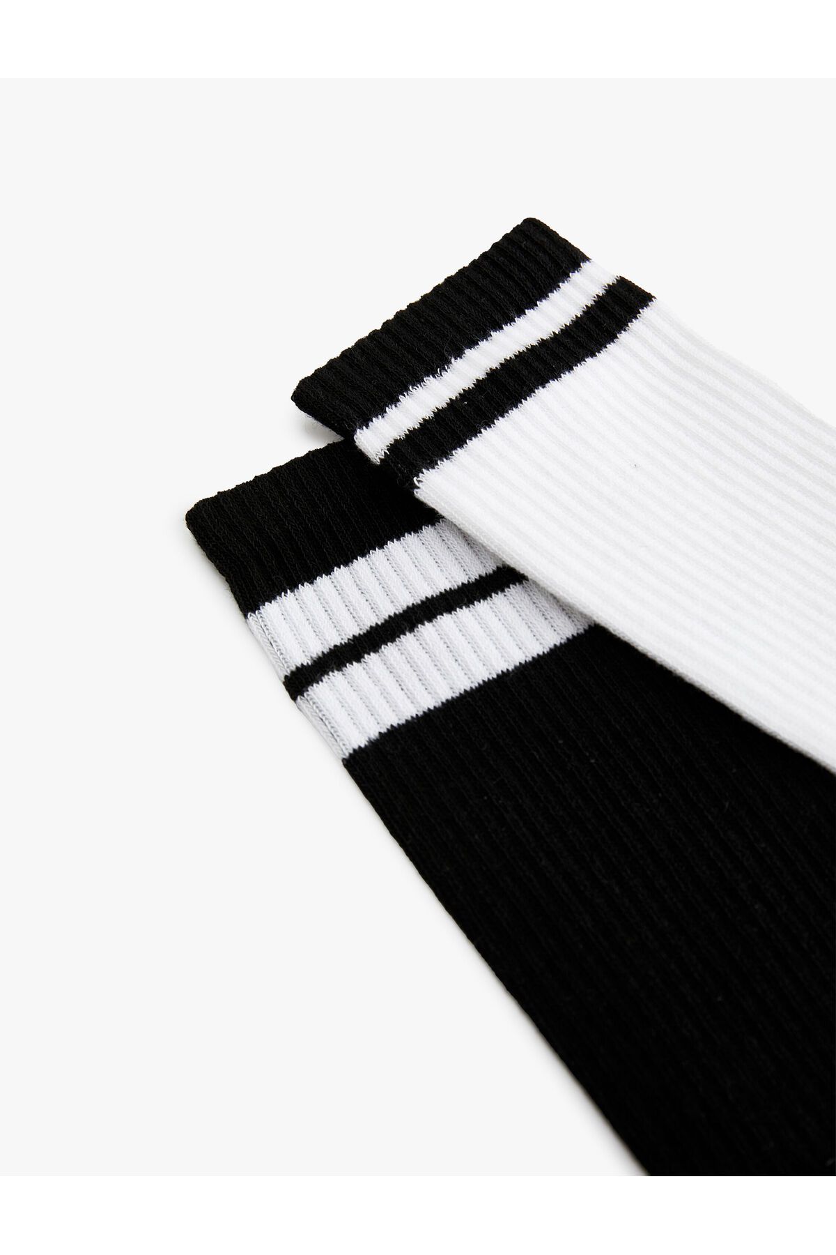 Koton-Set of 2 Socks with Multi-Colored Stripe Detail 3