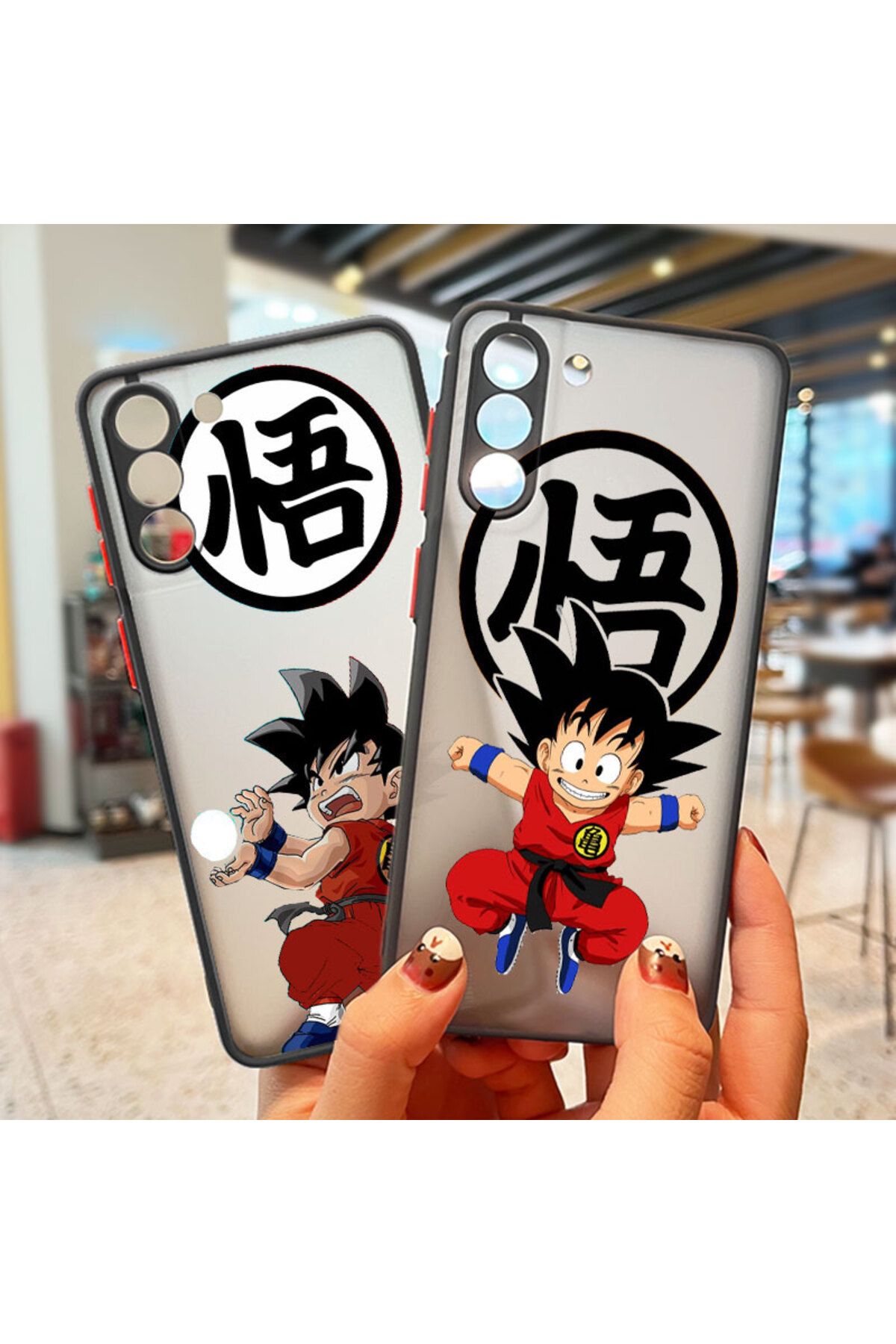 Choice-Anime Dragons Ball Goku Boy For Samsung S23 S22 S21 Ultra S20 FE S10 Plus Lite 4G 5G Frosted Tran... 3