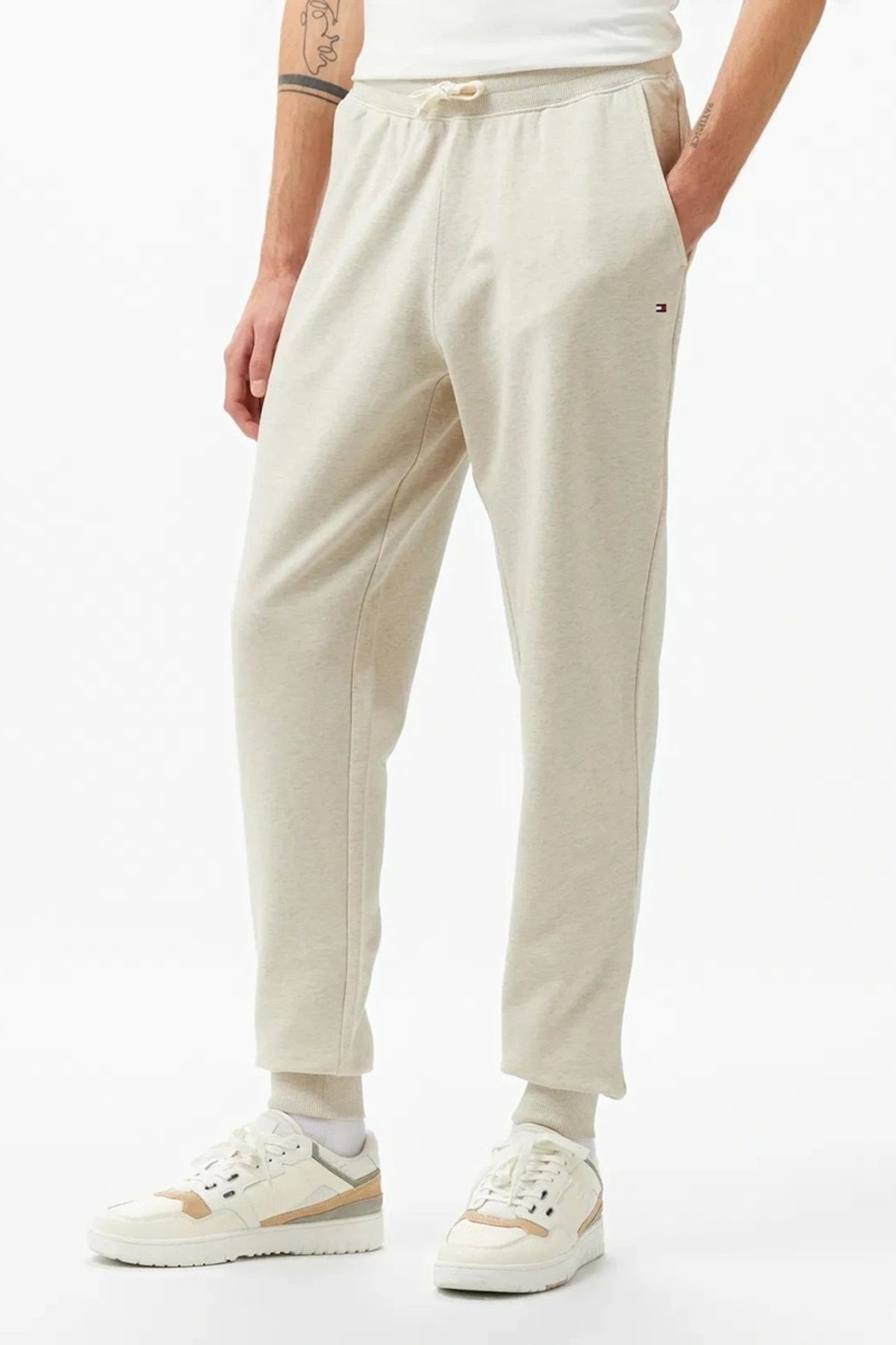 Tommy Hilfiger-بنطال رياضي للرجال من Ecru Jogger 2