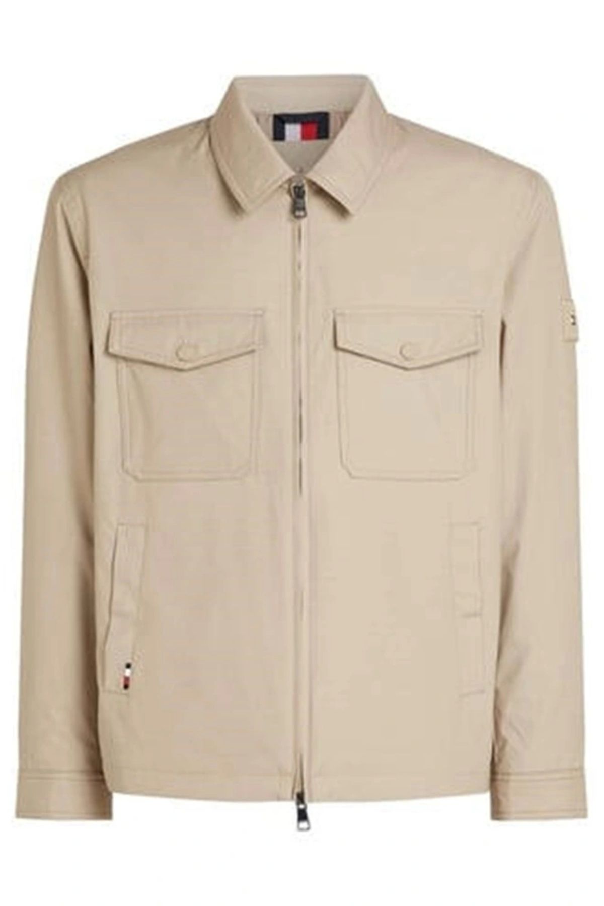 کت مردانه به رنگ بژ معمولی Tommy Hilfiger