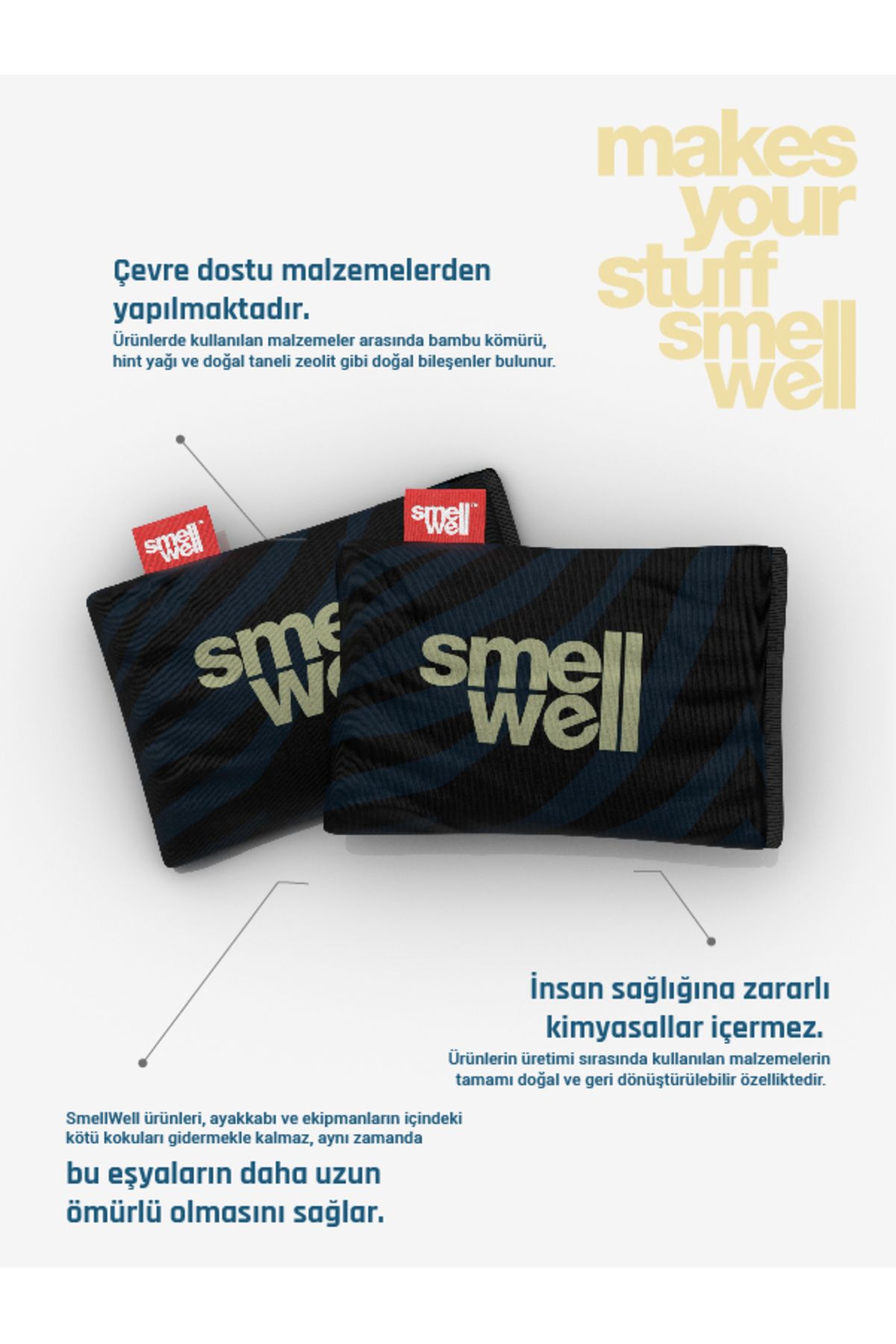 مراقبت کفش سیاه فعال بالش حذف عطر SmellWell