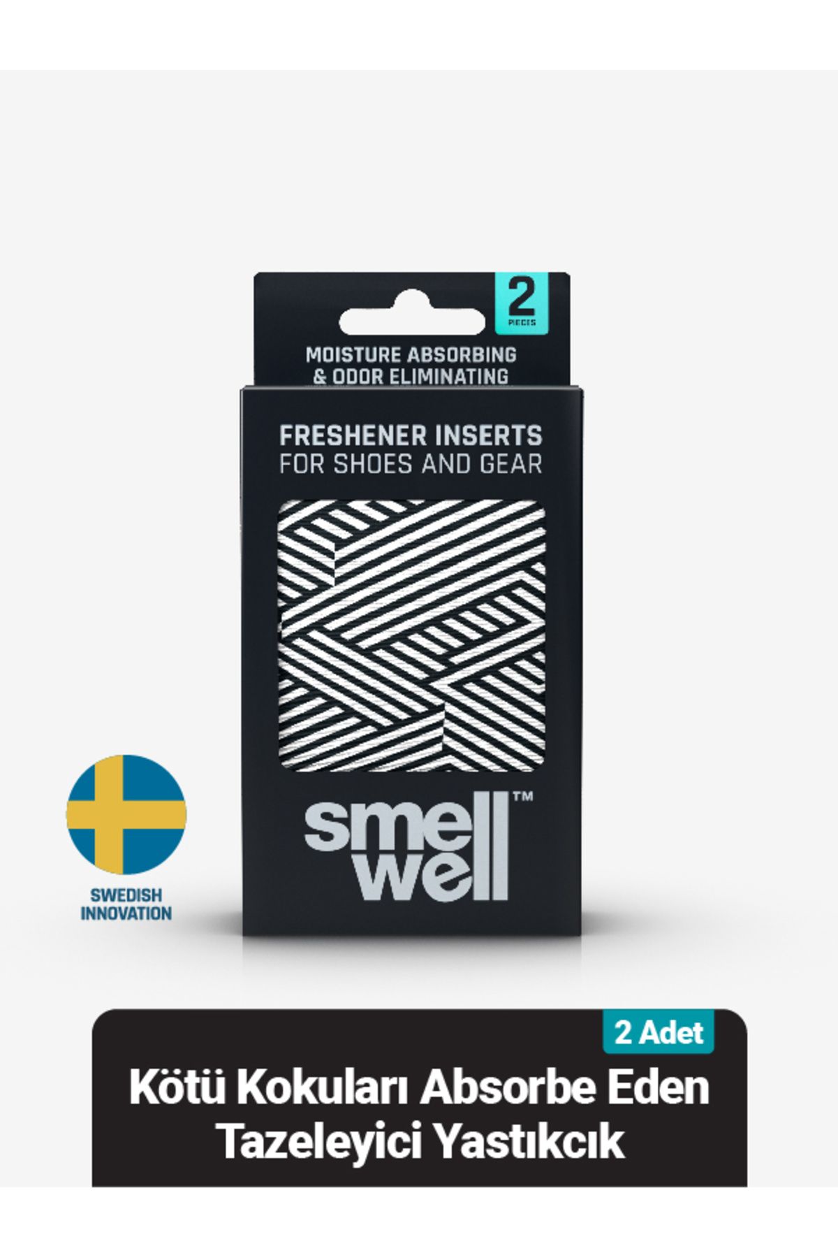 مراقبت کفش نوارهای سفید فعال بالش حذف عطر SmellWell