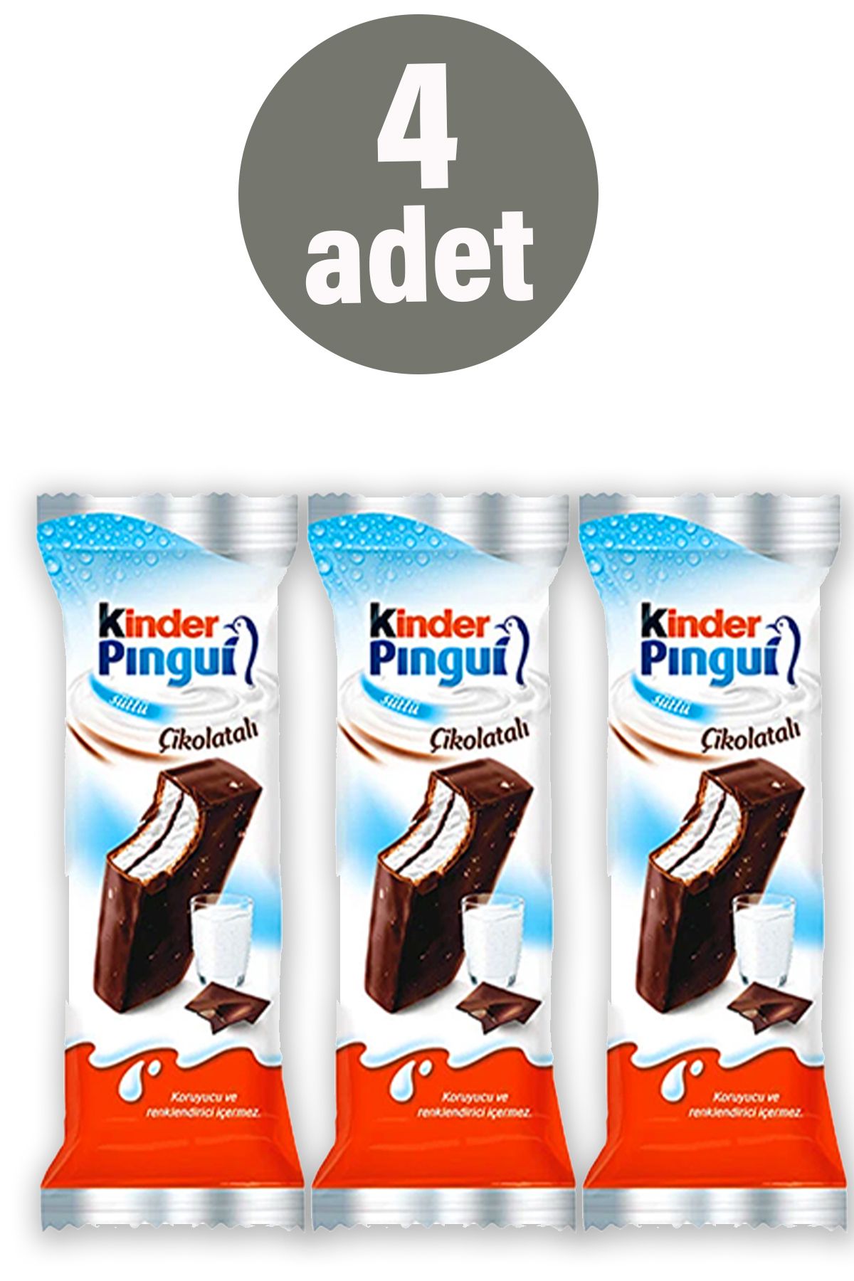Kinder-Pingui Chocolate Mini Cake (30 g) X4 Pieces 1