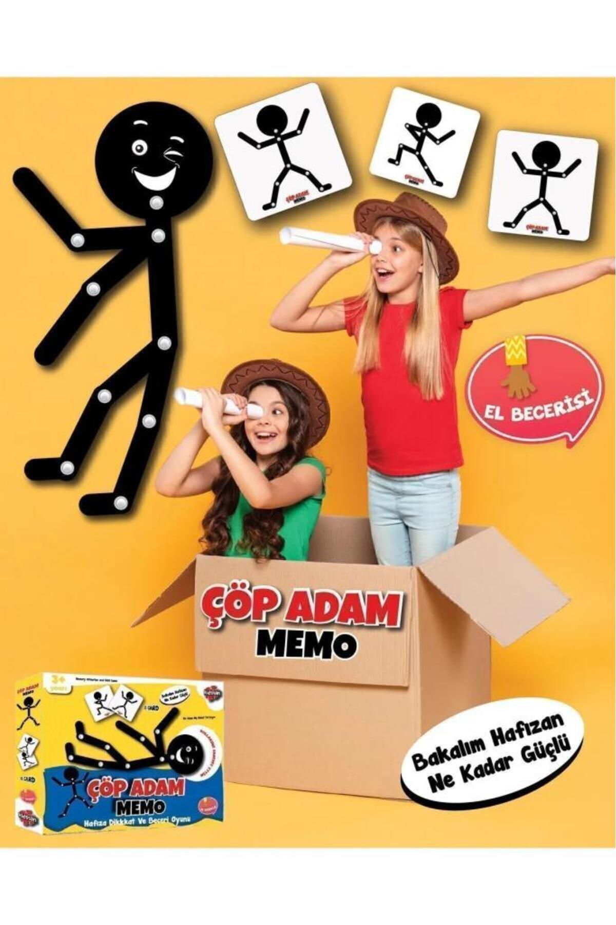 Tıfıl Toys-Stickman Memo Game 3