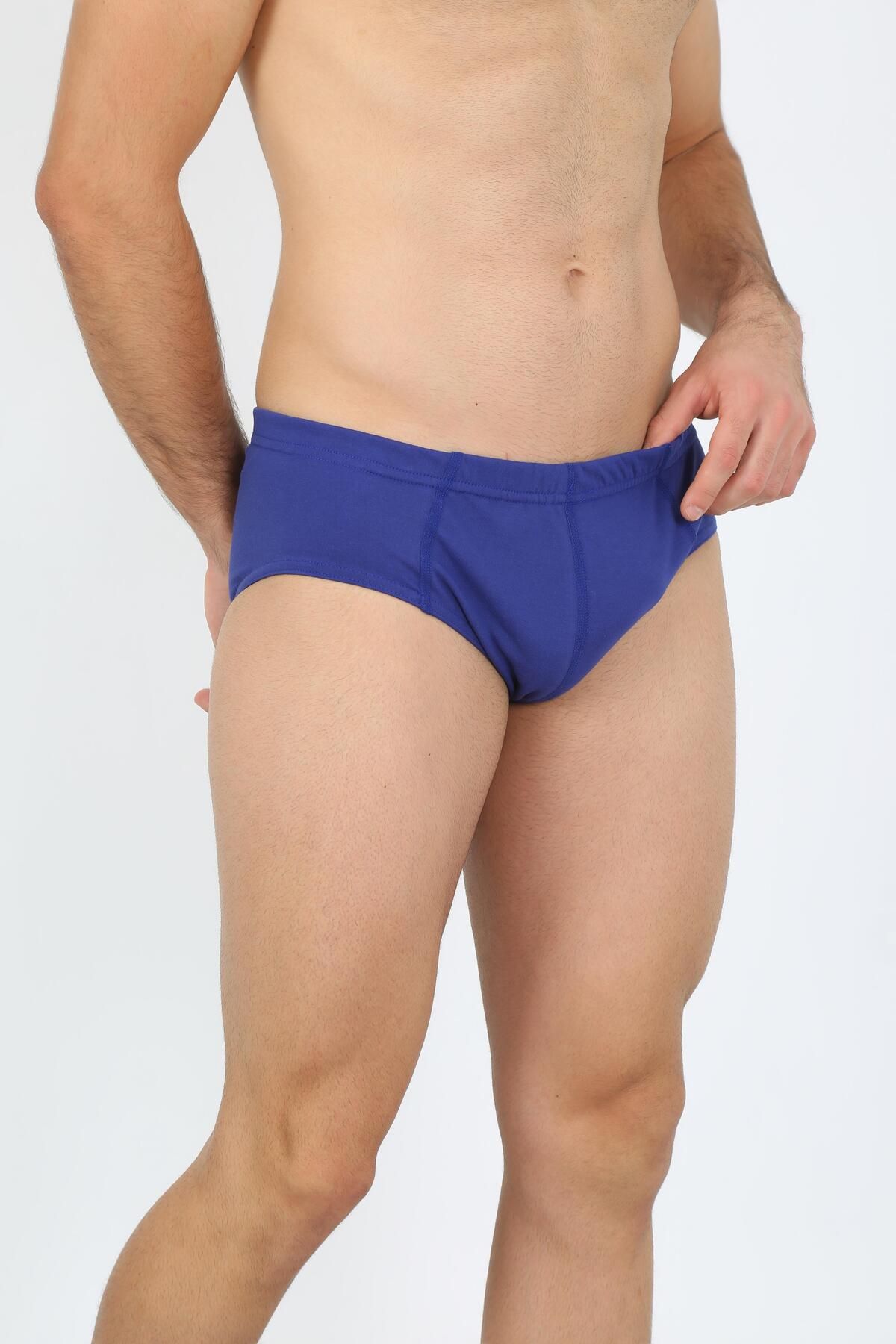 Akbeniz-Ανδρικά Saks 3 τεμαχίων Cotton Slip Set - 40129 2