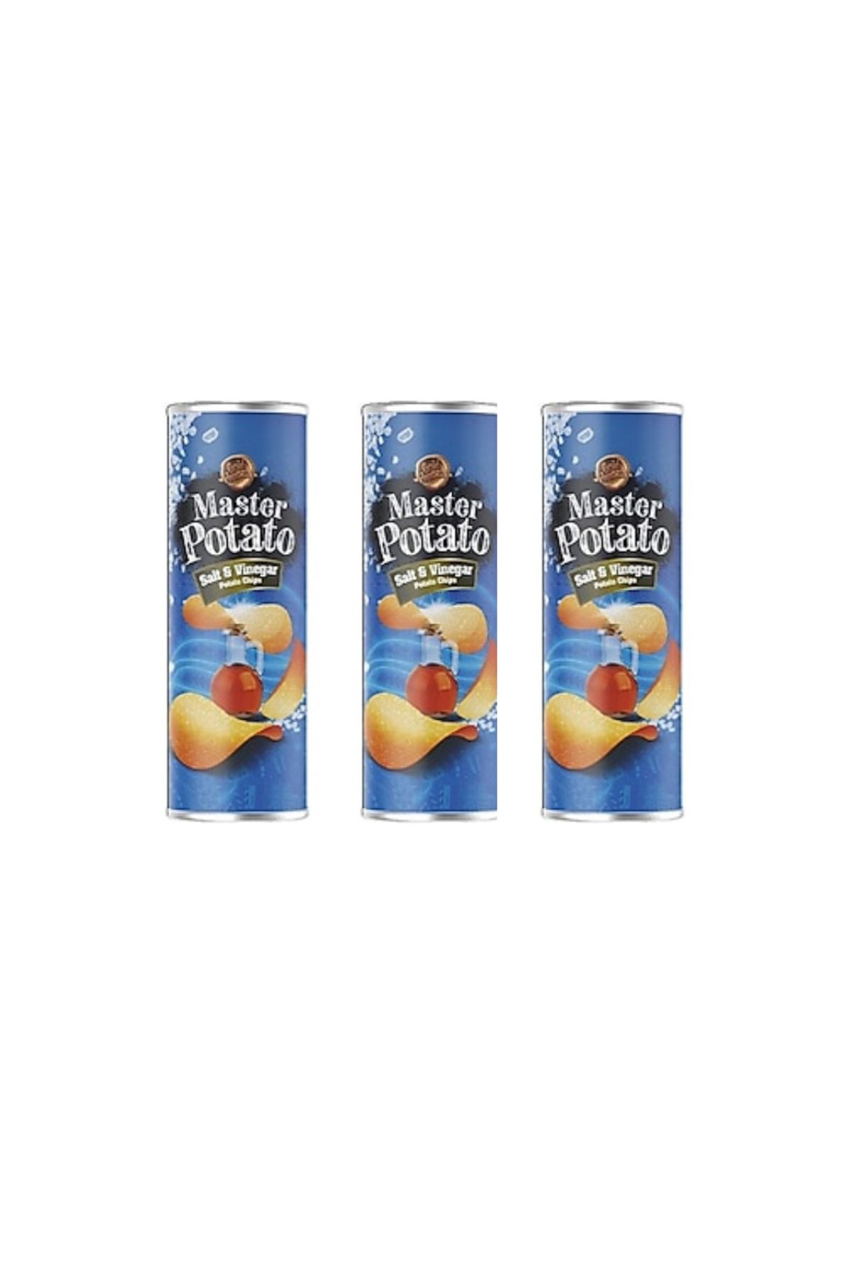 Master Potato Tuz Sirke Soslu Cips 160 gr 3 Adet