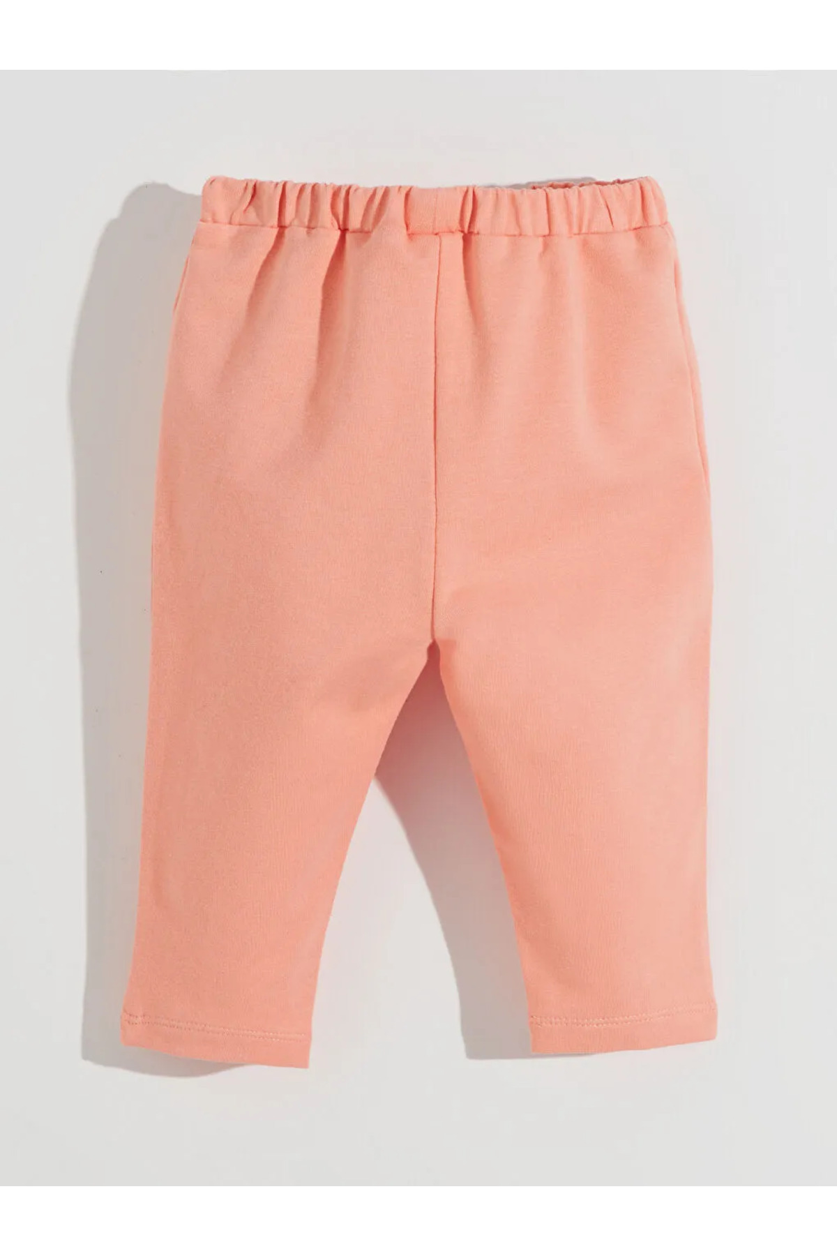 LC Waikiki-Lcw Kids Coral Color Floral Print Sweatshirt and Sweatpants for Girls - Set of 2 5