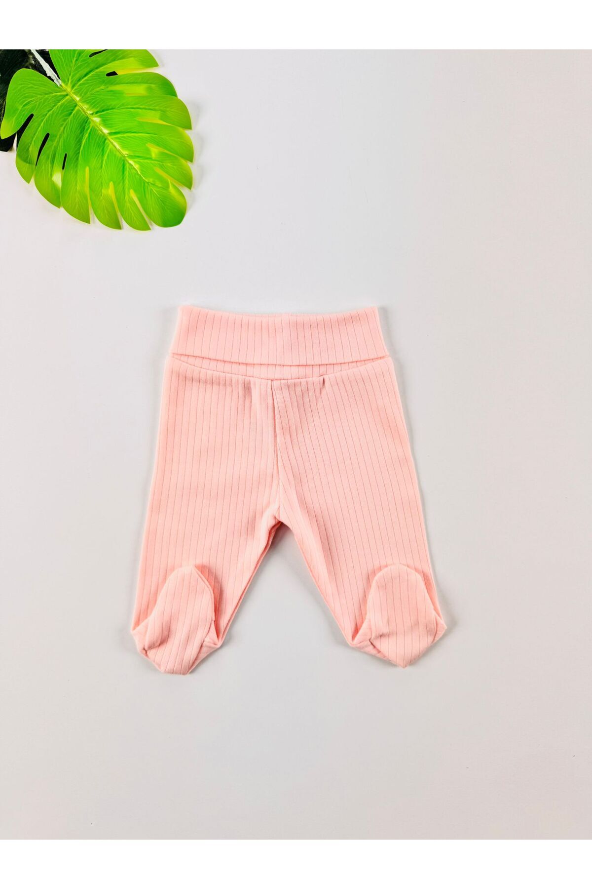 EFU BABY 4'lü %100 Pamuklu Raporlu  Basic Patikli Kız Bebek Pantolon fotoğrafı 7 (önizleme)