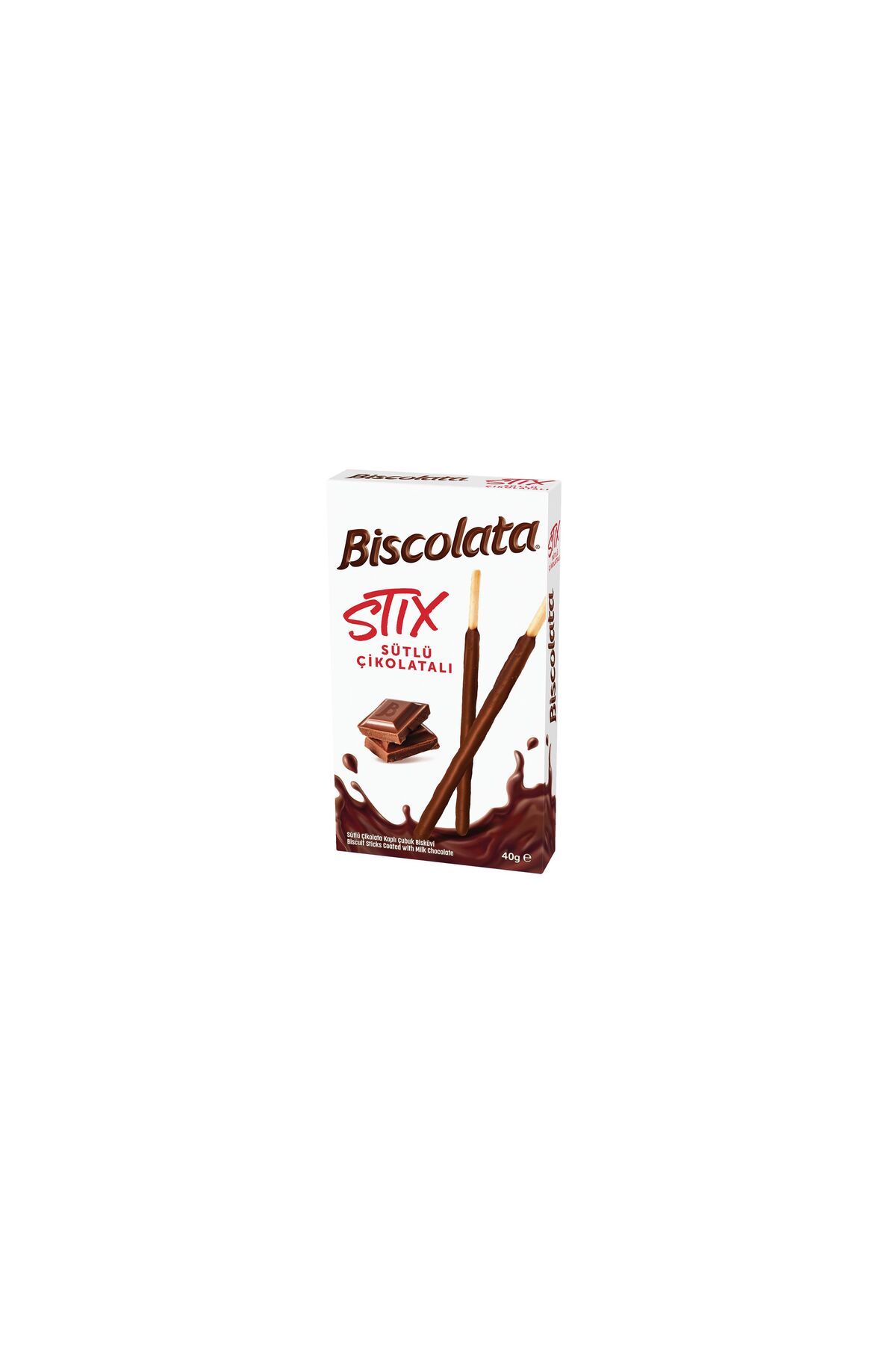 Biscolata Stix Sütlü Çikolatalı 40 g