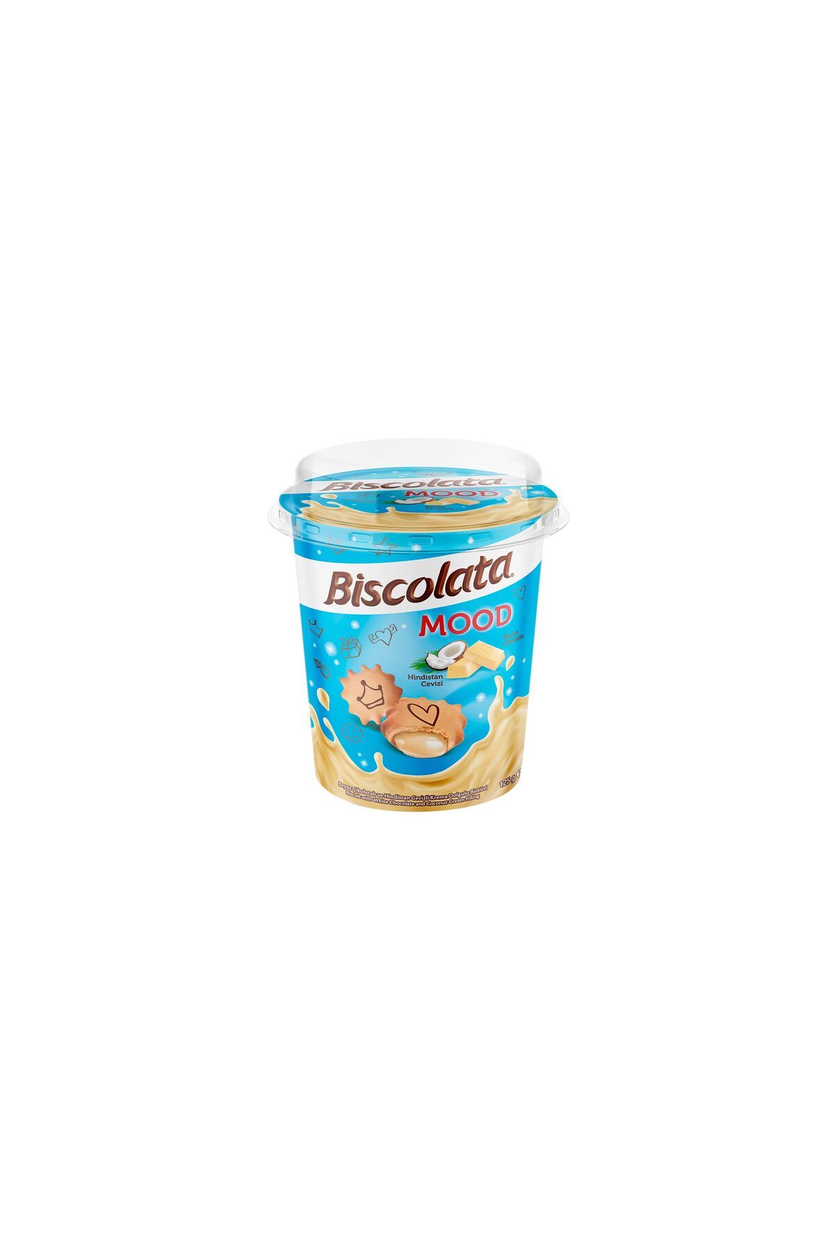 Biscolata Mood Hindistan Cevizli Bisküvi 125 g