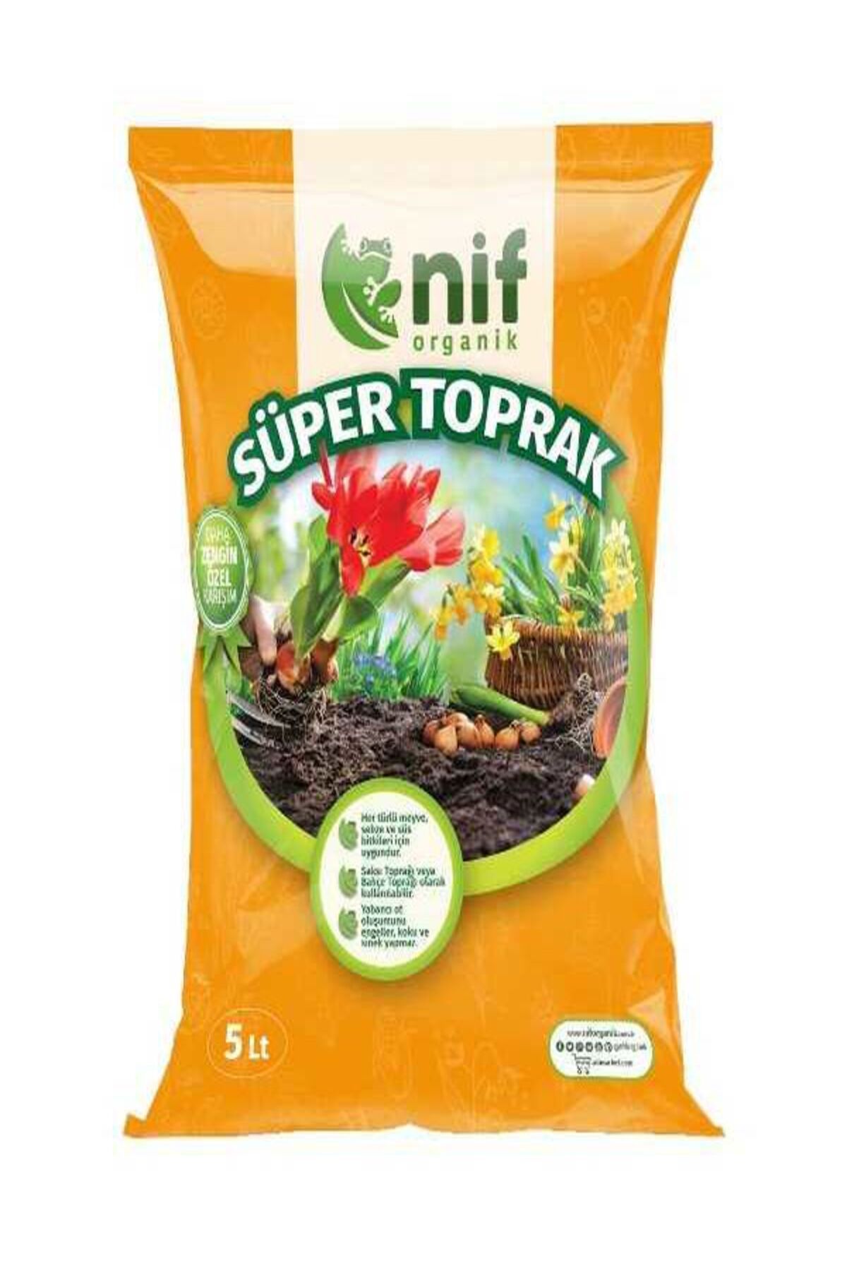 ARAZİ TARIM arazi tarım nif organik süper toprak 5 lt