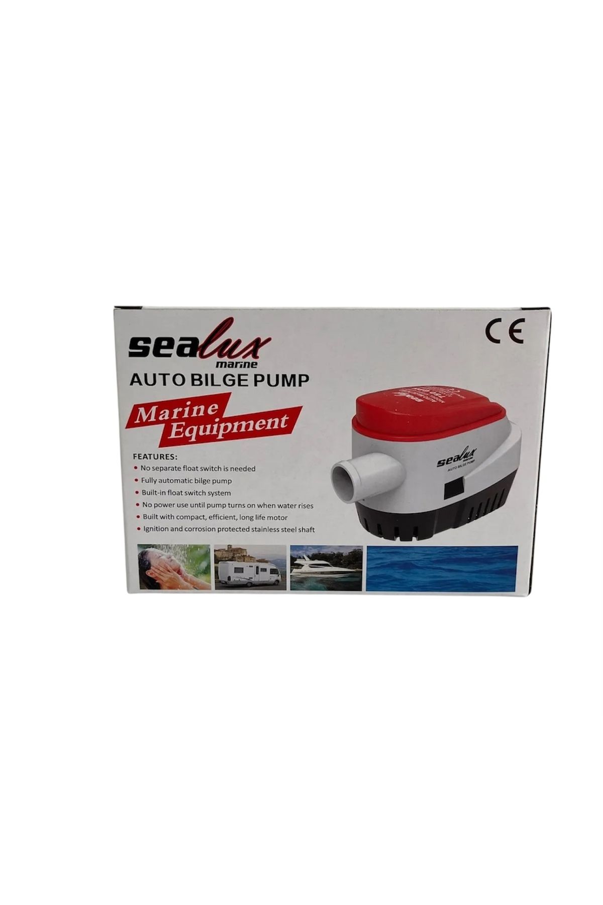 YM SEALUX 12V 750GPH OTOMATİK MARİN SİNTİNE POMPASI