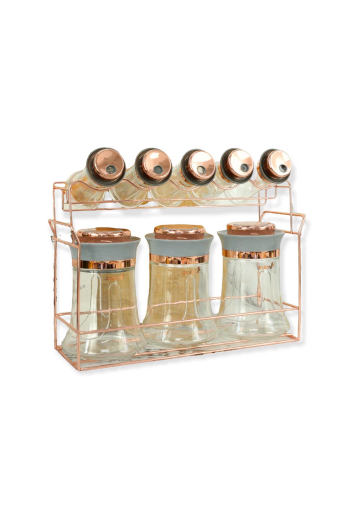 drobina-Spice box set, 9 pieces, grey 2