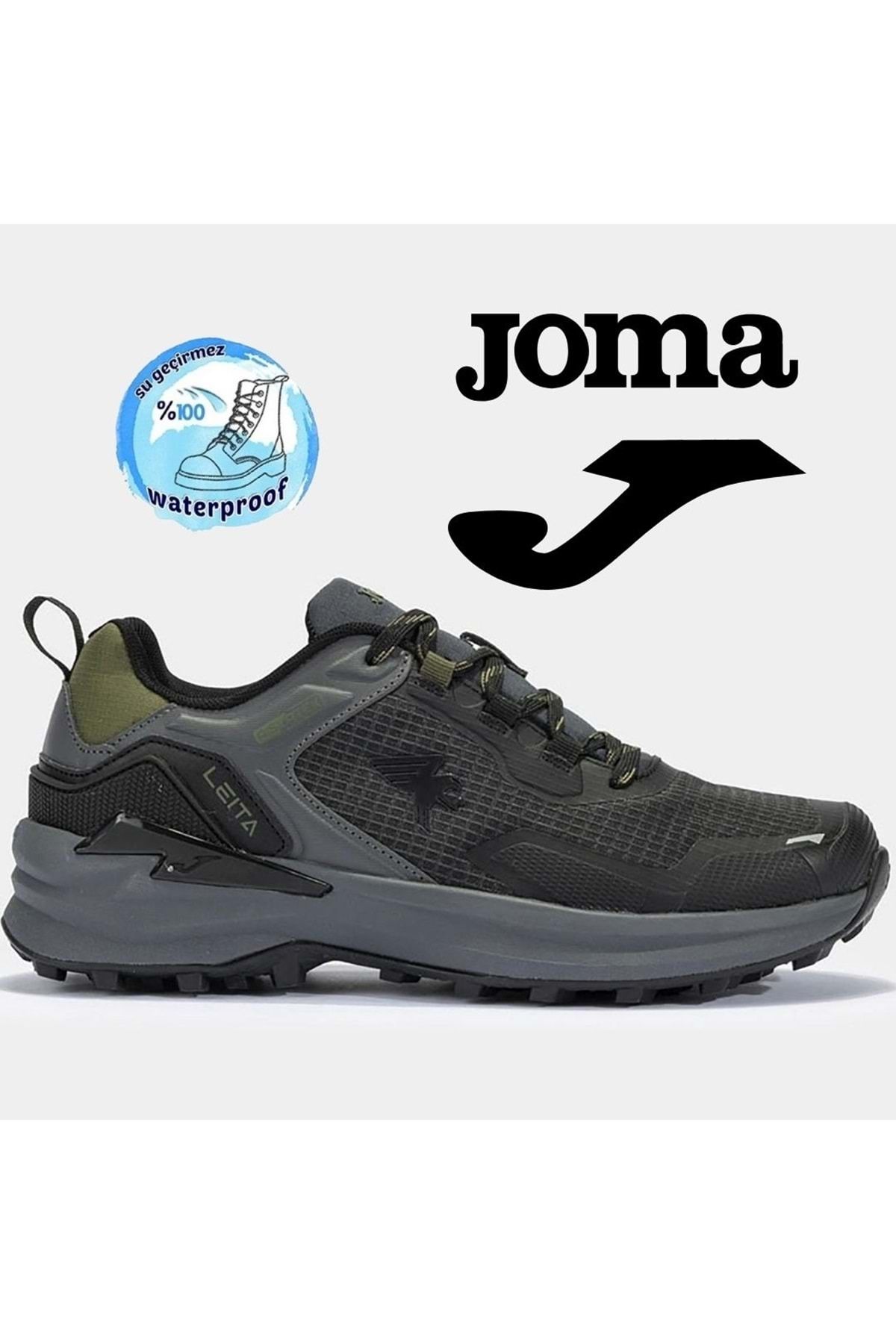 Kids Club Shoes Joma Leita AISLATEX® Waterproof Su Geçirmez Trail Trekking Yürüyüş Erkek Spor ayakkabı SİYAH