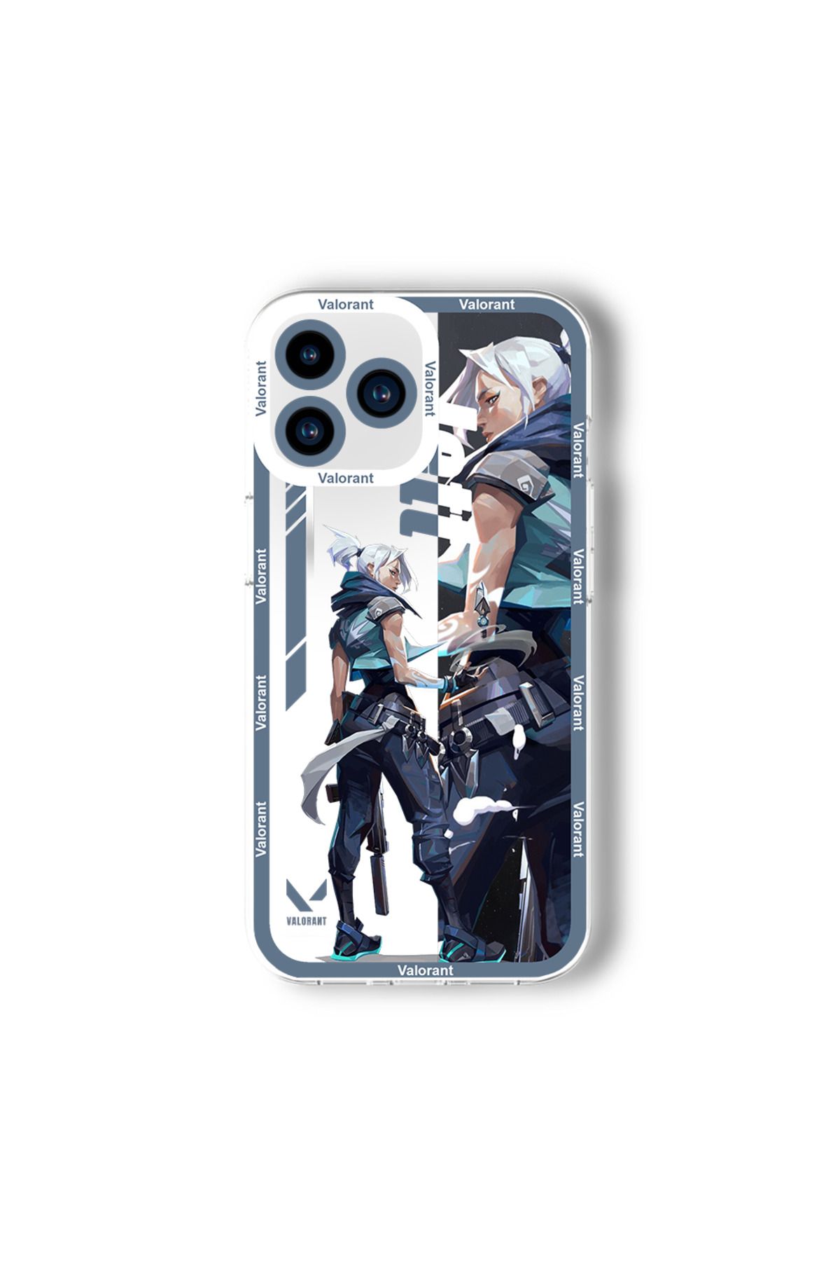 Choice-Valorant Game Phone Case For iPhone 11 12 Mini 13 14 Pro Max Transparent Shell 8
