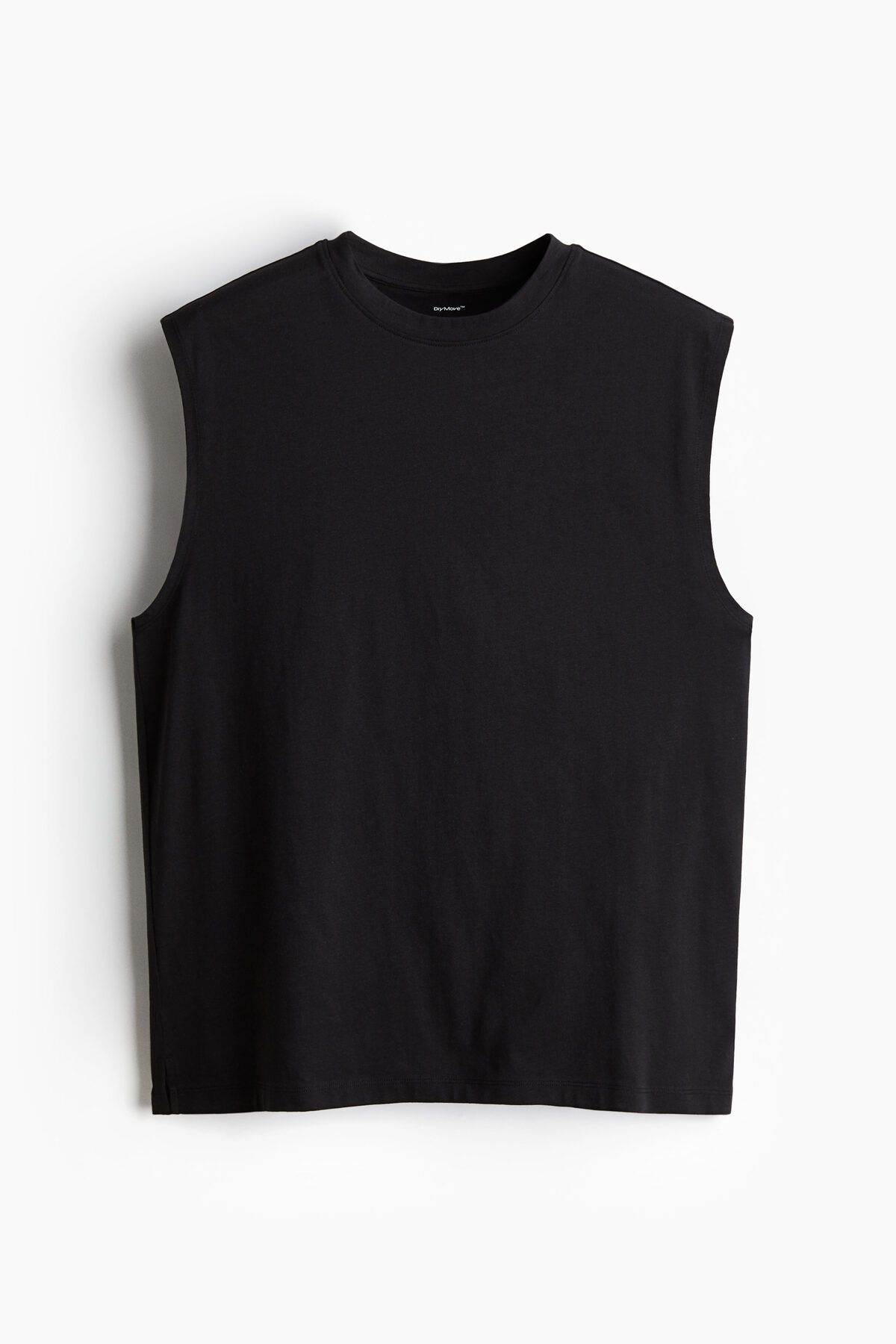 تی شرت مشکی مردانه ™ بدون آستین اورجینال H M H&M