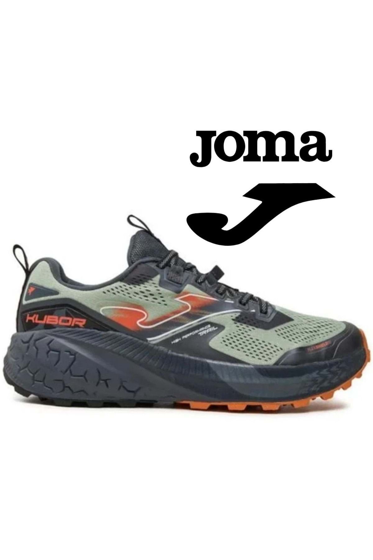 Kids Club Shoes Joma Kubor Trail Trekking Yürüyüş ve Koşu Ayakkabısı Erkek Spor ayakkabı YEŞİL