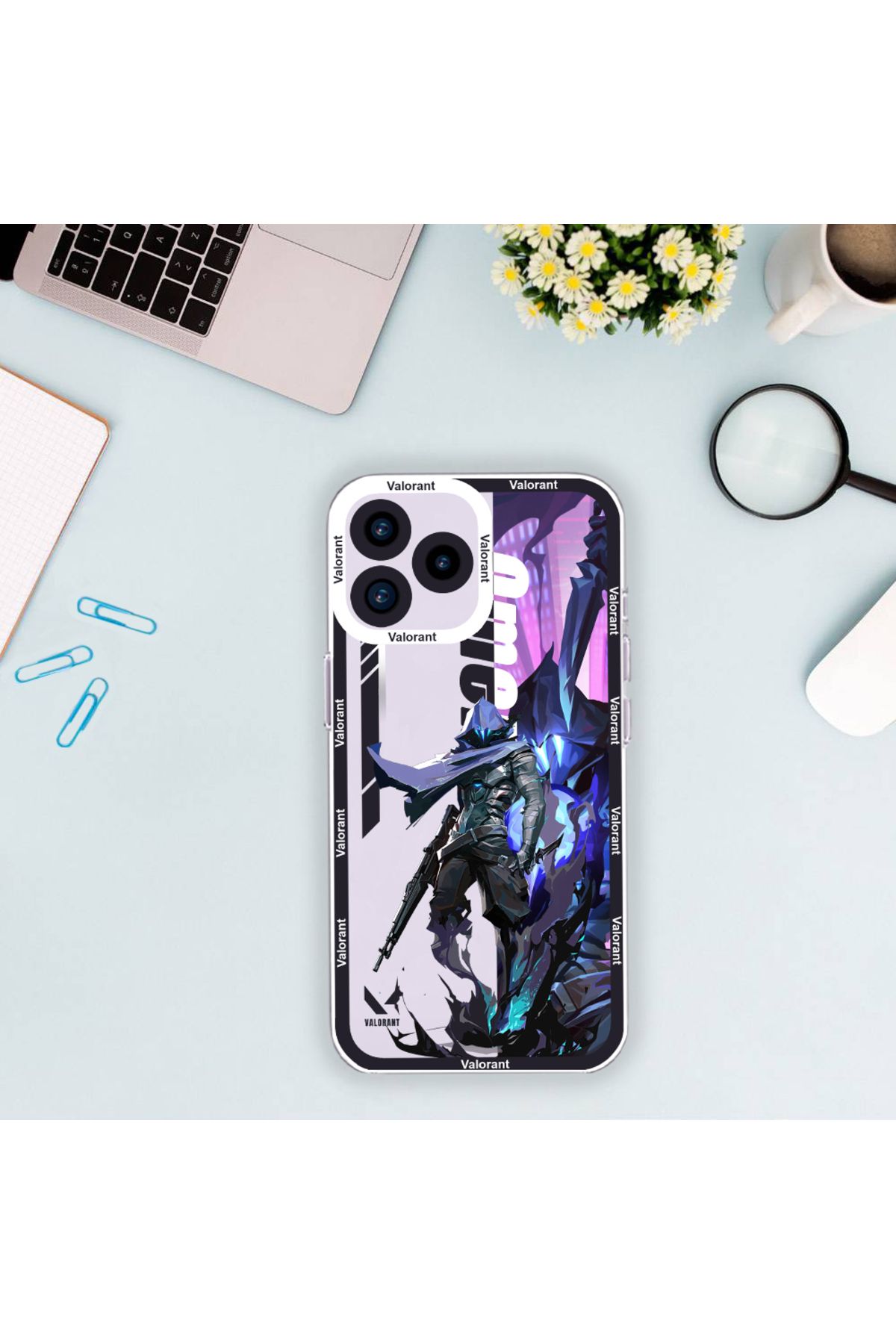 Choice-Valorant Game Phone Case For iPhone 11 12 Mini 13 14 Pro Max Transparent Shell 6