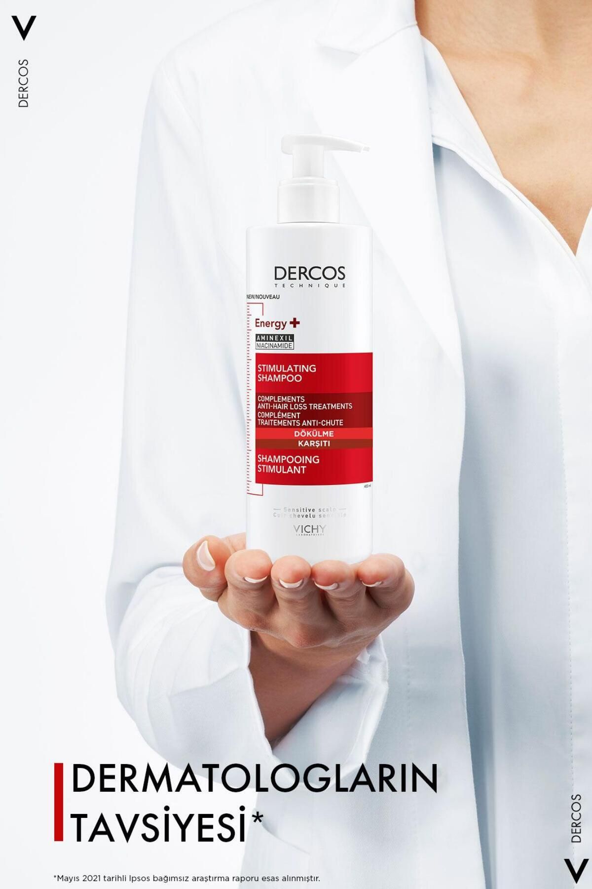 Vichy-Dercos Hair Care Set - 400 Mlx2 Anti-Shedding Shampoo, All Hair Types 7