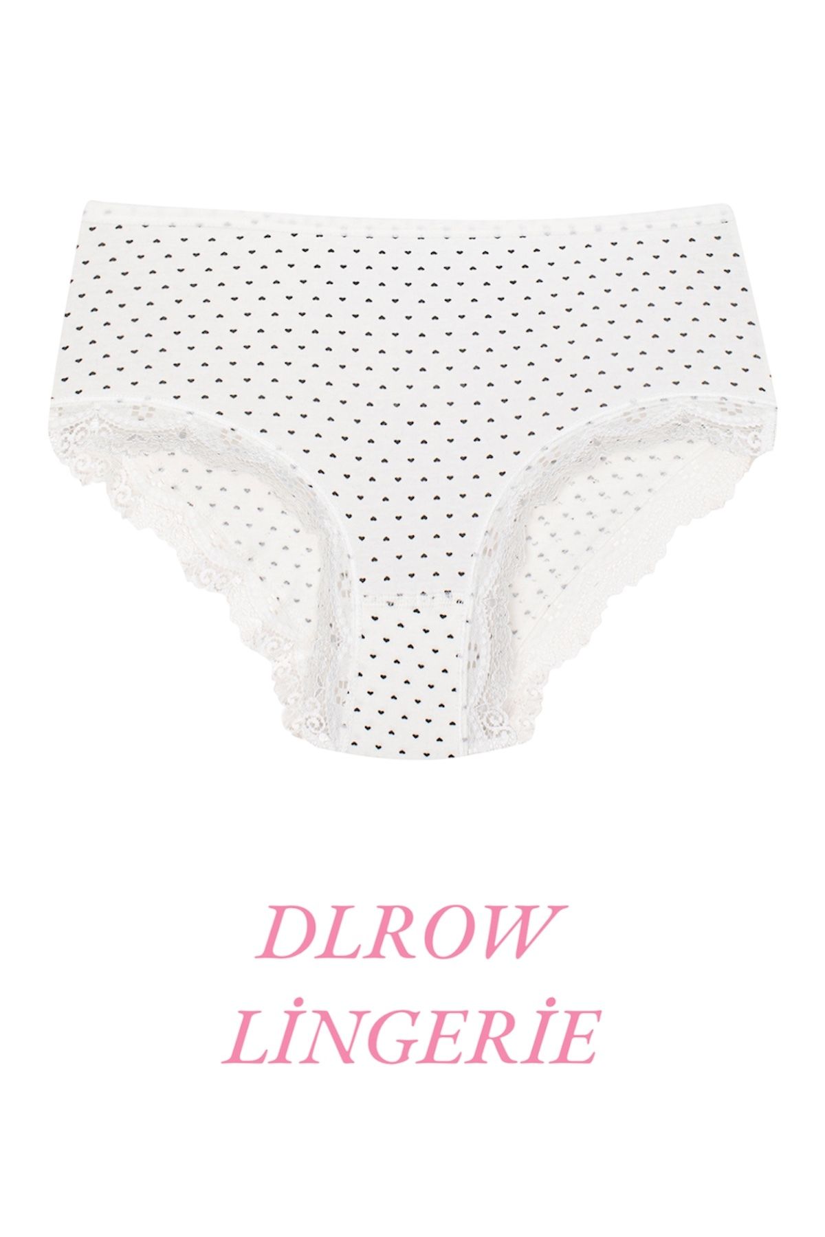 DLROW-Women's 3-Piece Sur Lace High Waist Panties 3