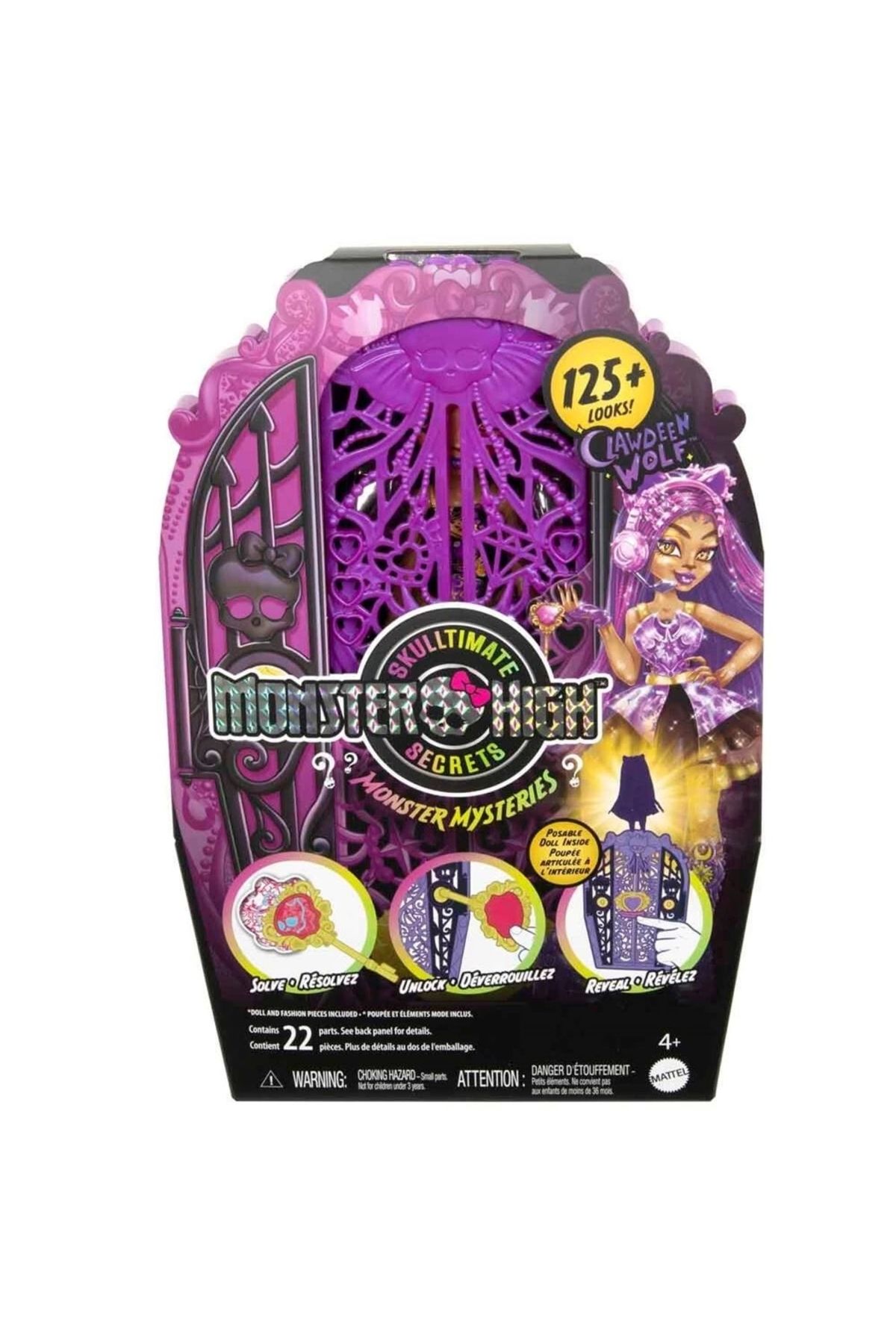 MONSTER HIGH-سلسلة الأصدقاء الغامضة 4 - Clawdeen Wolf Hxh85 4