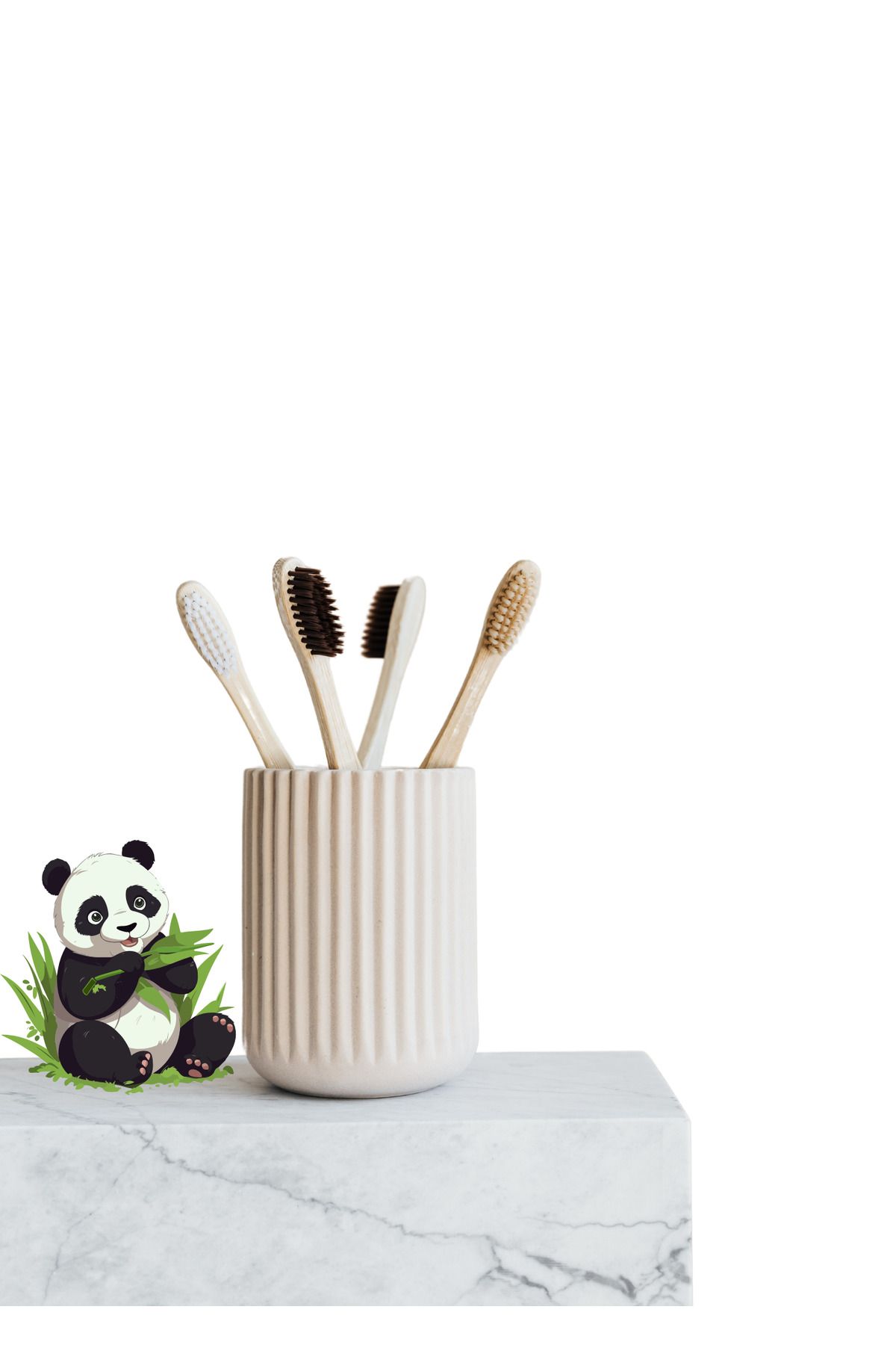 Vagonik-Skin Color Bamboo Toothbrush 2