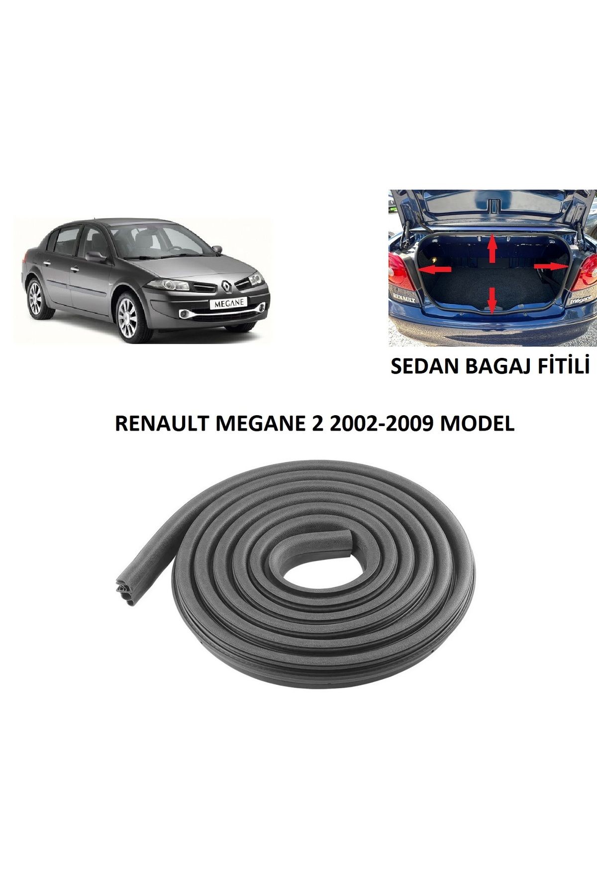 ETA RENAULT MEGANE 2 SEDAN BAGAJ FİTİLİ 2002-2009 MODEL - SEDAN BAGAJ LASTİĞİ eta084