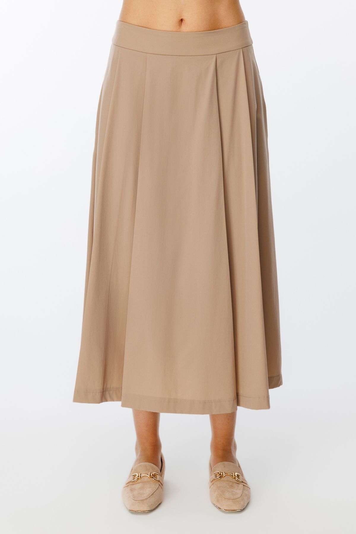 ON-Pleated Midi Skirt 3