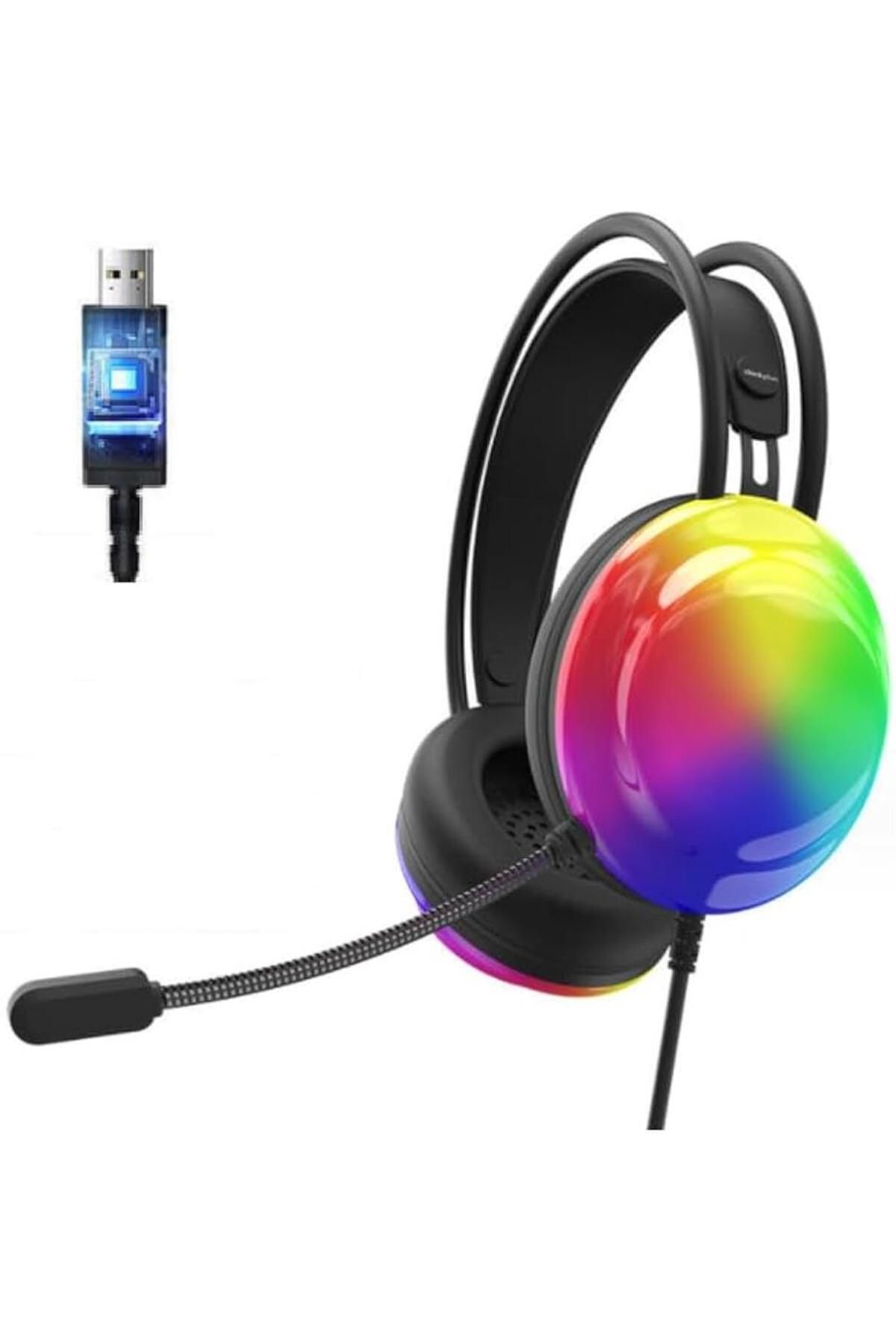 anonim Thinkplus G30B USB 7.1 Gaming RGB Işıklı Kulaklık