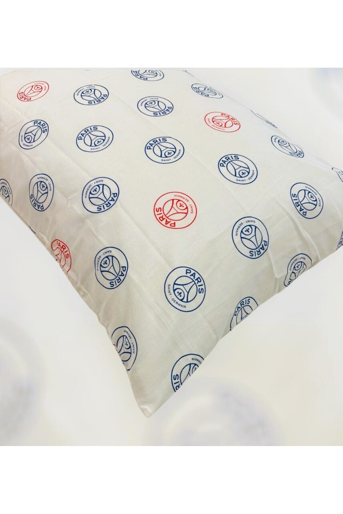Zorluteks-Paris Saint Germain Logo Cotton Fabric 2 Pieces Pillow Case 50X70 cm 4