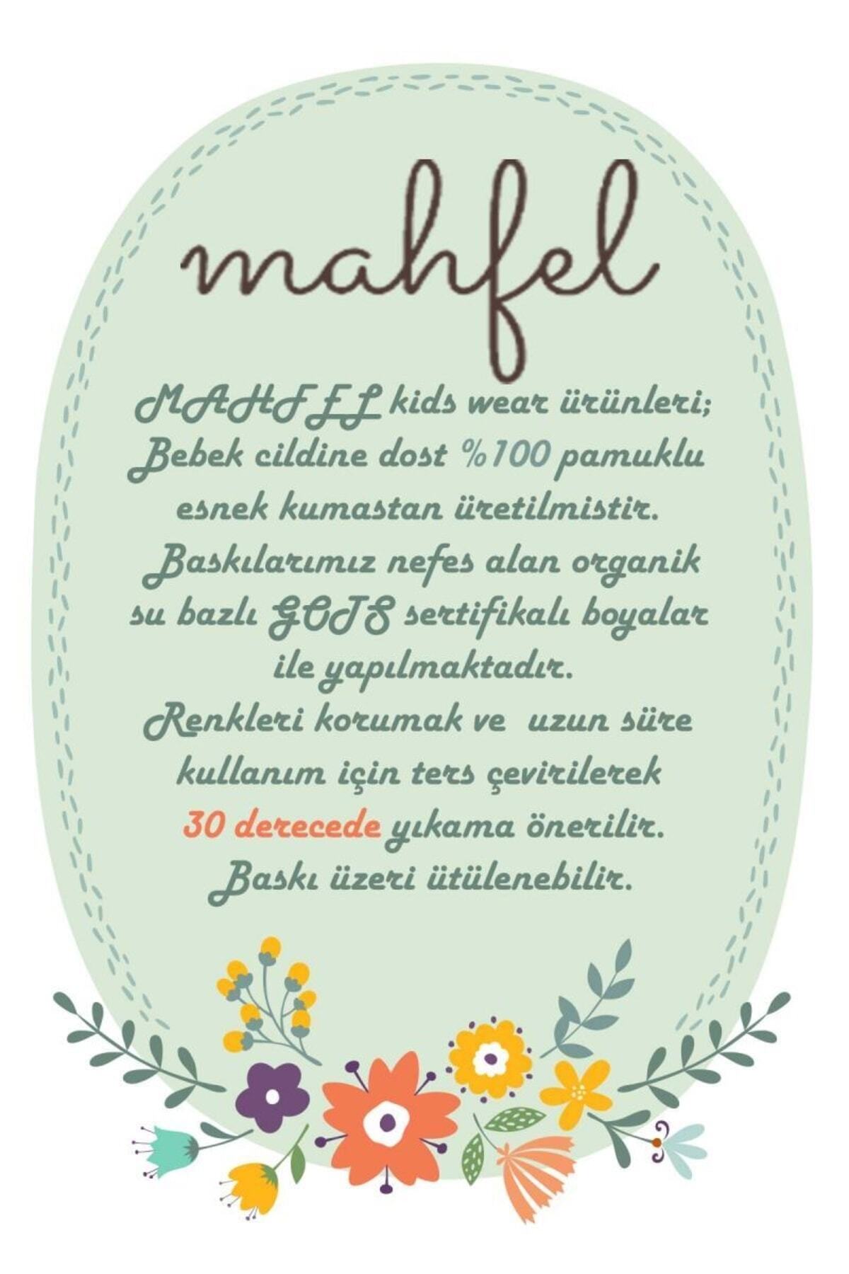 MAHFEL 2'li %100 Pamuklu Organik Baskılı Çıtçıtlı Bebek Body Zıbın fotoğrafı 2 (önizleme)