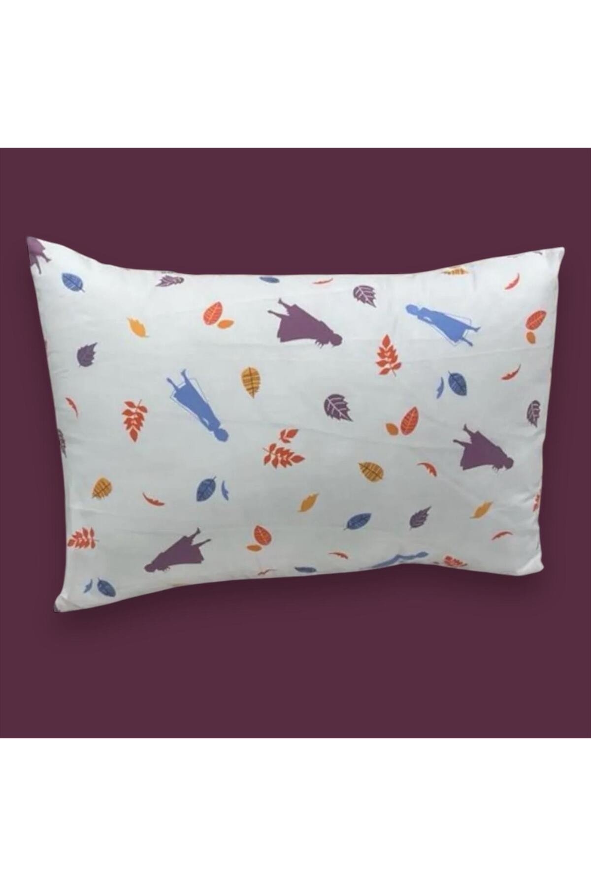 Zorluteks-Elsa Anna Patterned 100% Cotton Fabric 1 Piece Pillow Case 50X70 cm 3