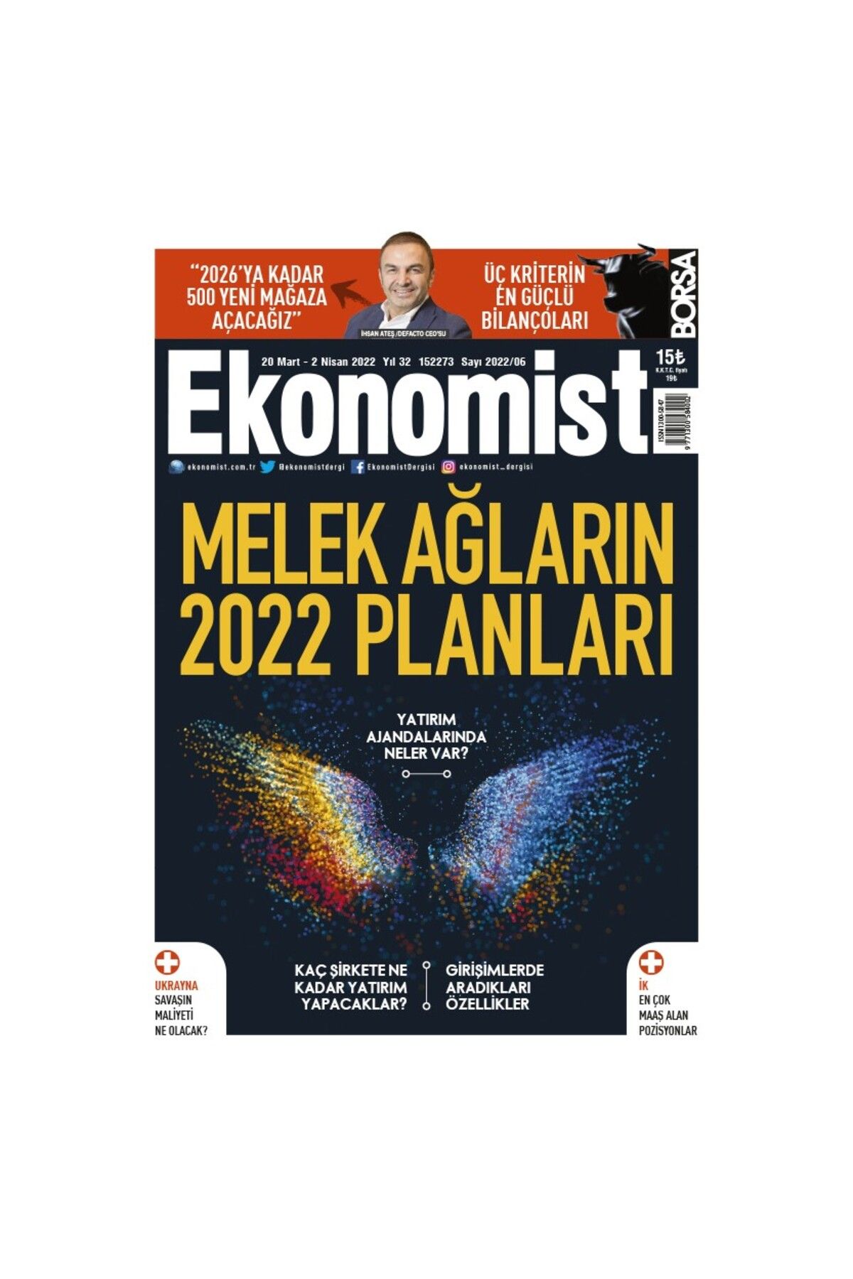 Doğan Burda Dergi Yayıncılık Ekonomist 20 Mart - 2 Nisan 2022