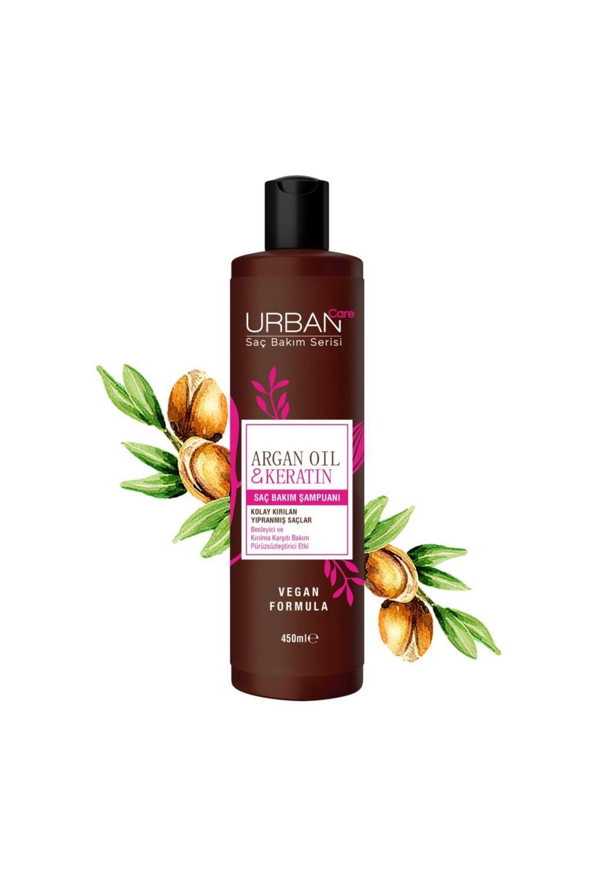 Urban Care Argan Yağı Kolay Kırılan Yıpranmış Saçlara Özel Saç Bakım Şampuanı-vegan-450 Ml-6