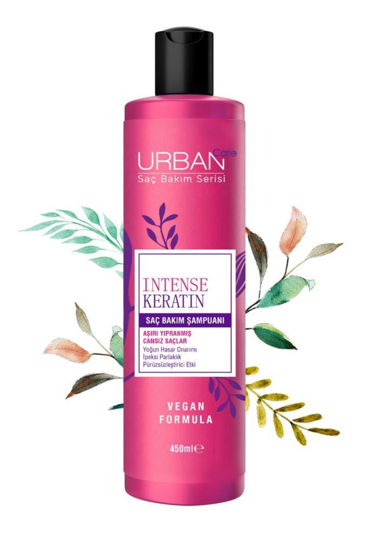 Urban Care Intense Keratin Aşırı Yıpranmış Saçlara Özel Saç Bakım Şampuanı-450 Ml-vegan-3