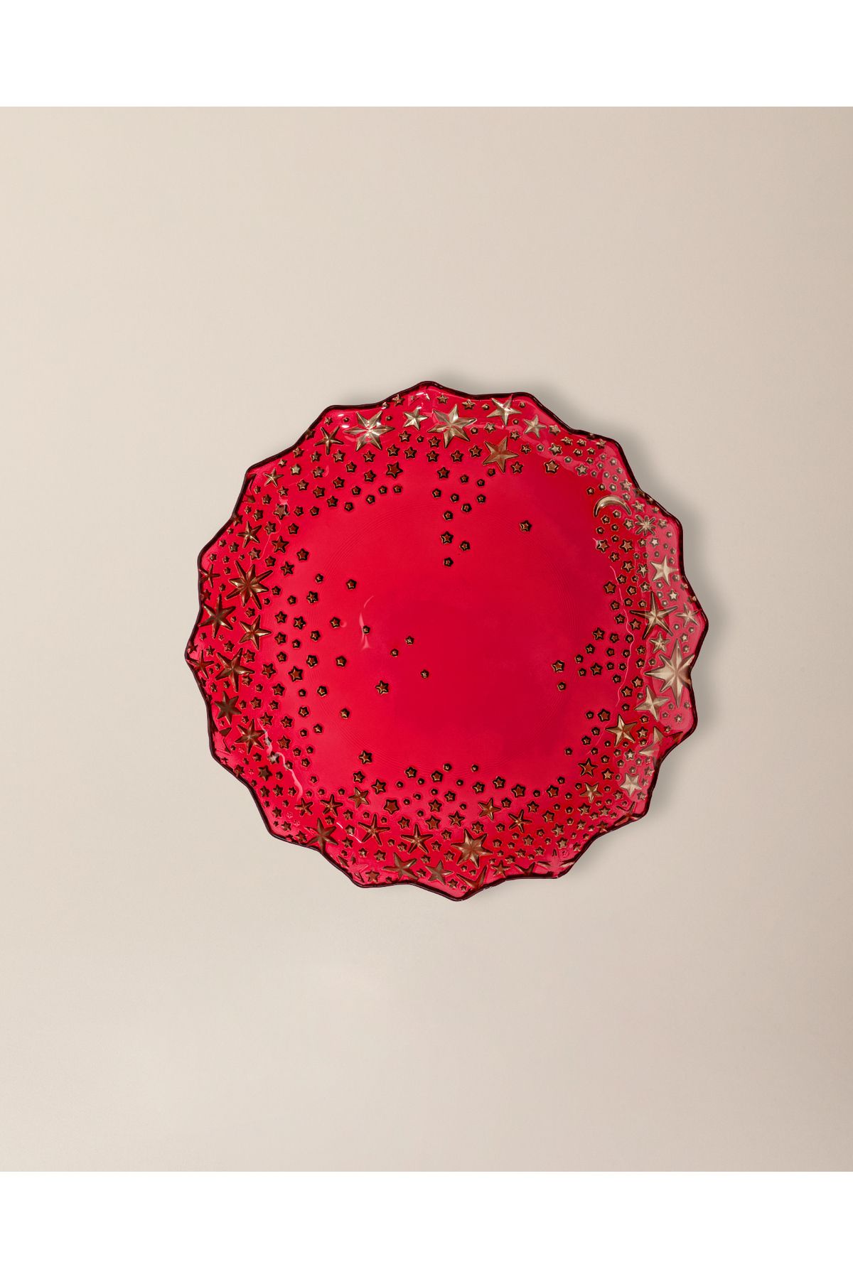 Madame Coco-Farfurie pentru tort Alisse - 21 cm - Rosie 2