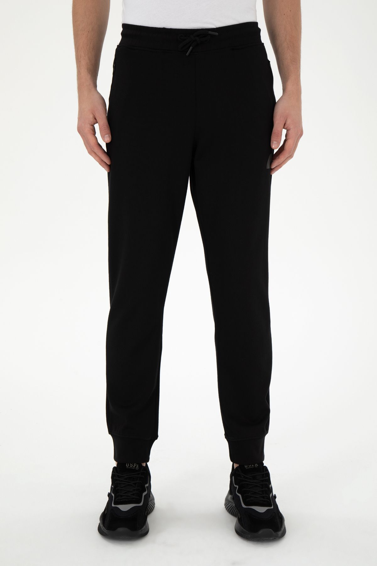 U.S. Polo Assn.-Men's Black Sweatpants 50290785 -Vr046 2