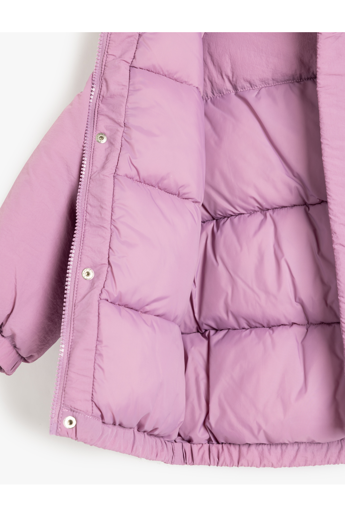 Koton Kapşonlu Şişme Mont Kapüşonlu Cep Detaylı Rüzgar Kapaklı fotoğrafı 5 (önizleme)