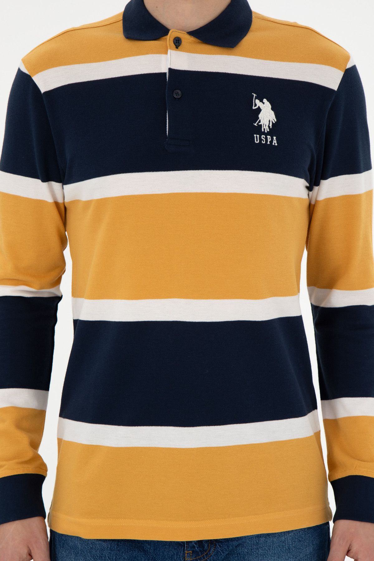 U.S. Polo Assn.-Men's Mustard Sweatshirt 50270886 -Vr072 6